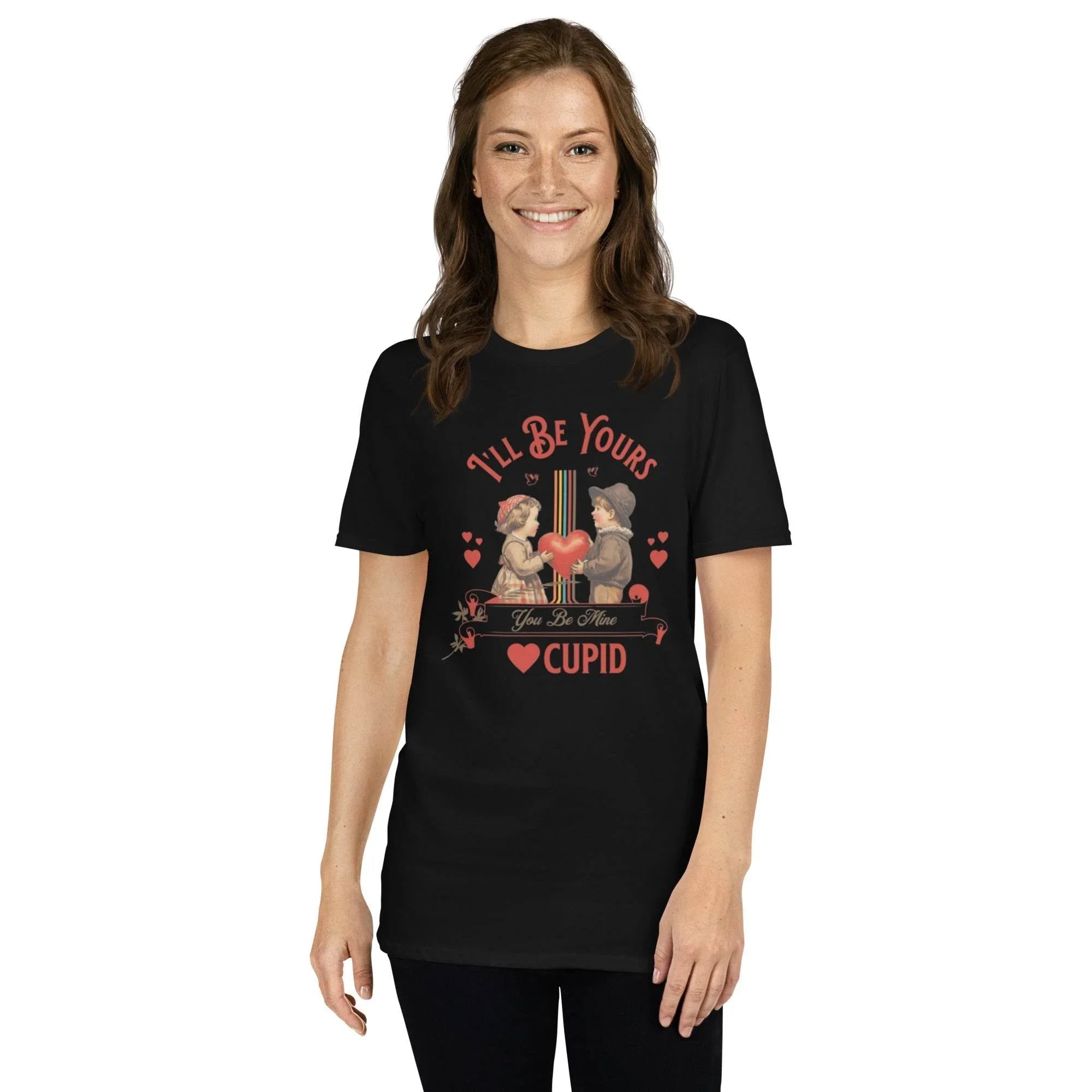 I’ll Be Yours, You Be Mine Cupid Tee – Romantic Statement T-Shirt | T-Shirt – Annaise Store