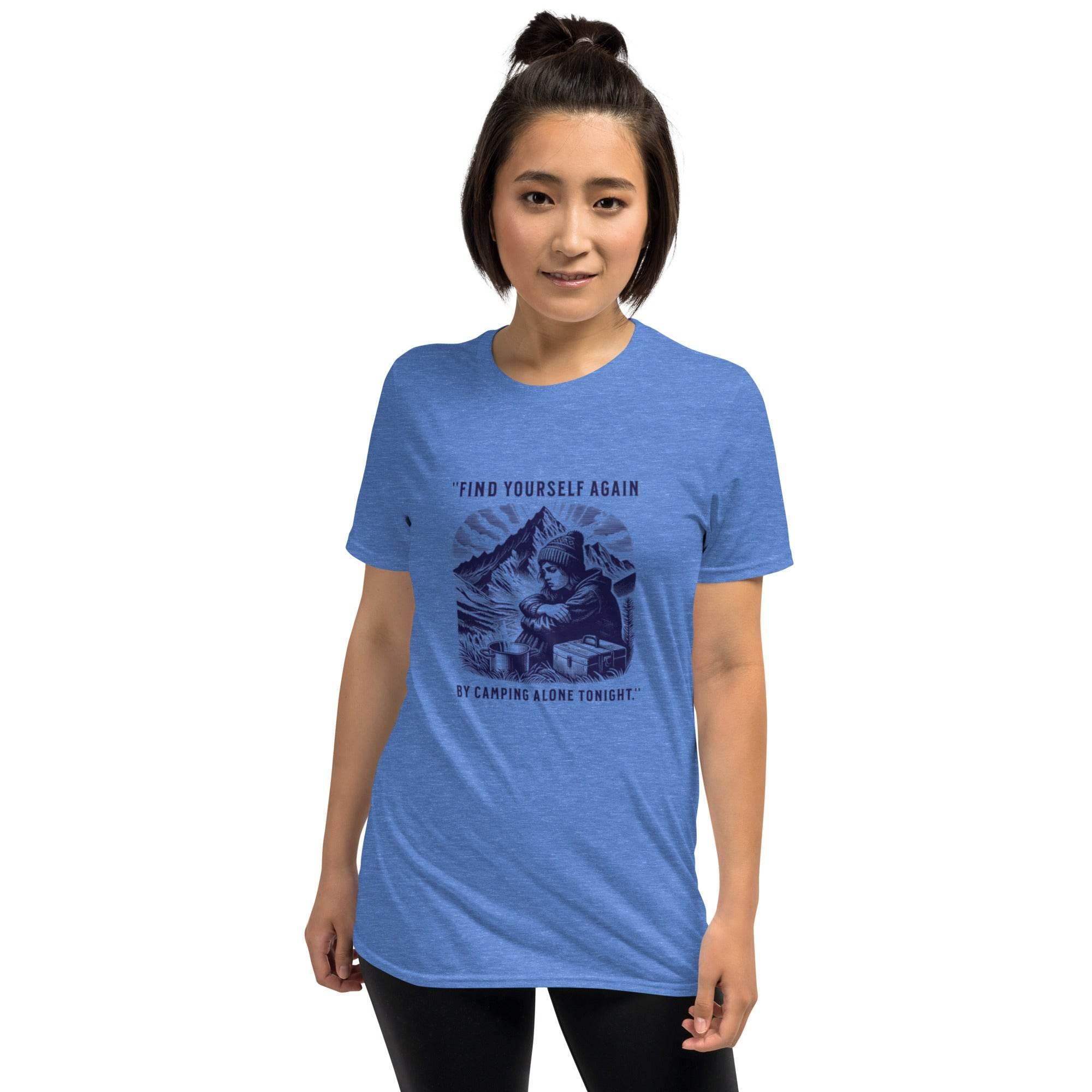 Find Yourself Again Camping Tee – Outdoor Adventure Statement Shirt | T-Shirt – Annaise Store