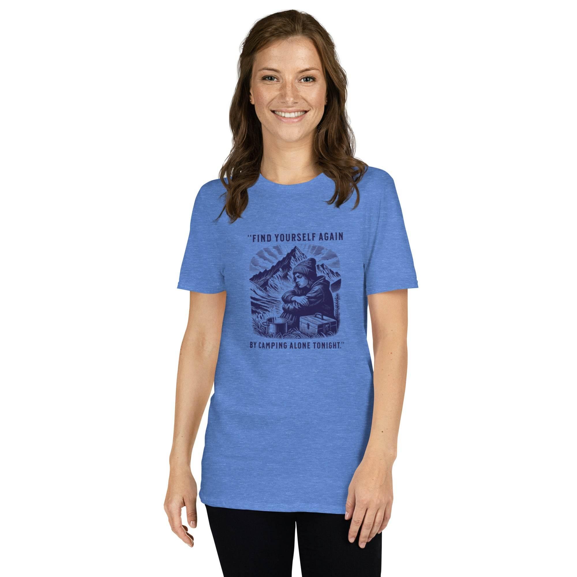 Find Yourself Again Camping Tee – Outdoor Adventure Statement Shirt | T-Shirt – Annaise Store