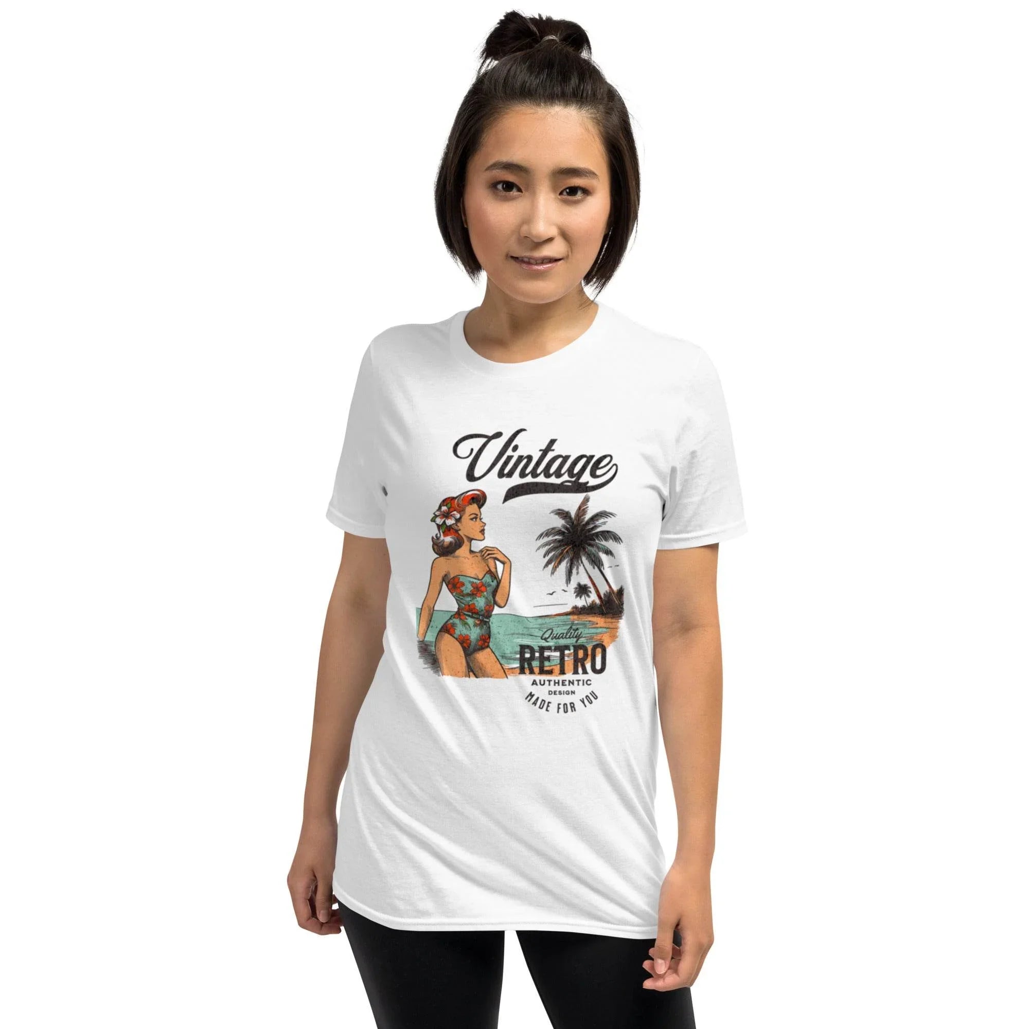 Vintage Retro Pin - Up Statement Tee – Bold Style with Classic Vibes | T-Shirt – Annaise Store