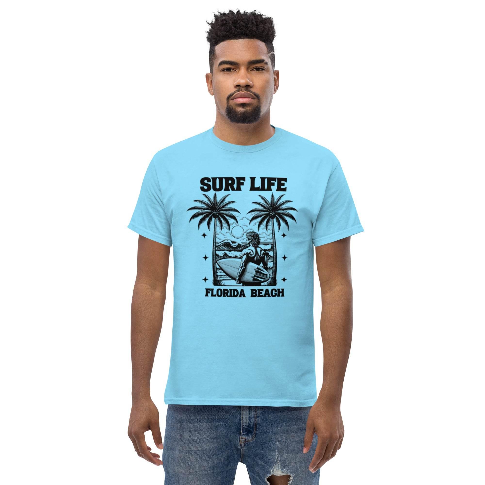 Florida Surf Life Vintage Graphic Tee – Unisex Classic Fit | T-Shirt – Annaise Store