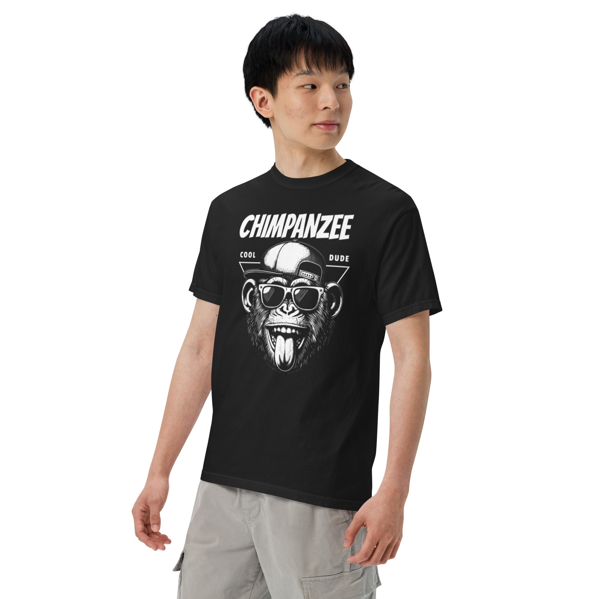 Bold Chimpanzee Graphic Heavyweight Tee – Urban Style Icon | T-Shirt – Annaise Store
