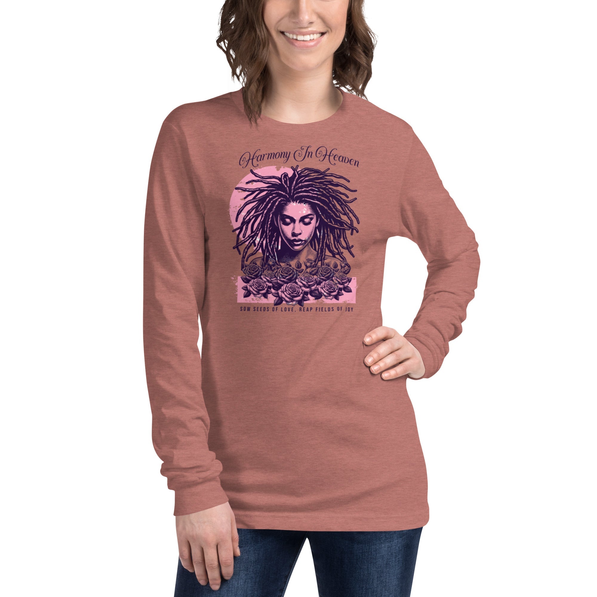 Unisex Long Sleeve T-Shirt – Harmony in Heaven Graphic | Premium Streetwear Style | Long Sleeve Tee – Annaise Store