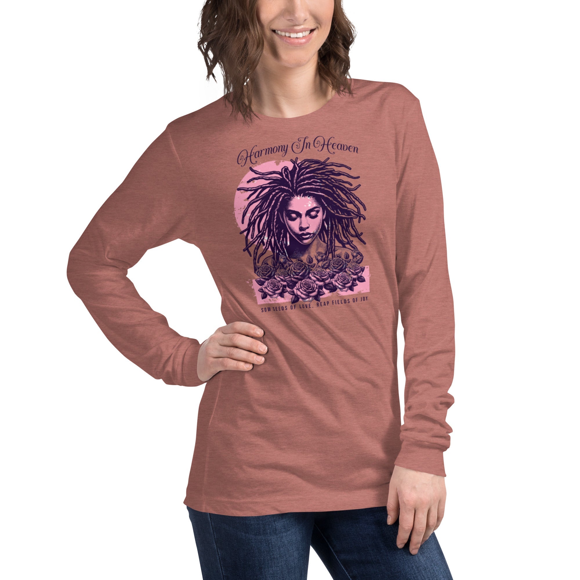 Unisex Long Sleeve T-Shirt – Harmony in Heaven Graphic | Premium Streetwear Style | Long Sleeve Tee – Annaise Store