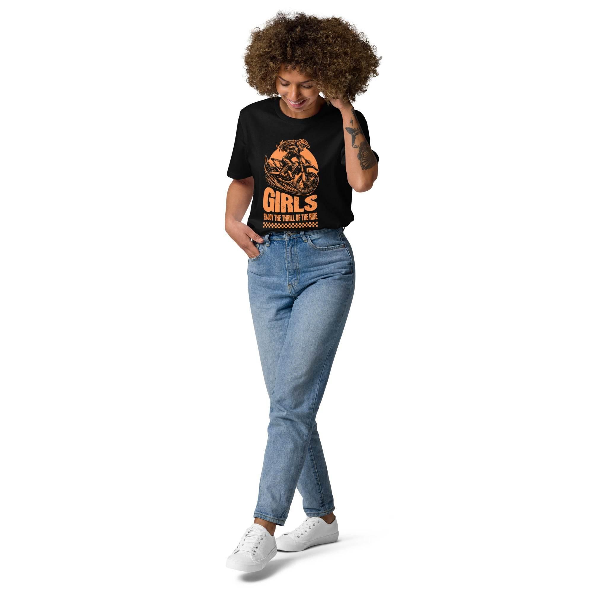 Women Riders Apparel – Thrill of the Ride Organic Cotton Tee | T-Shirt – Annaise Store