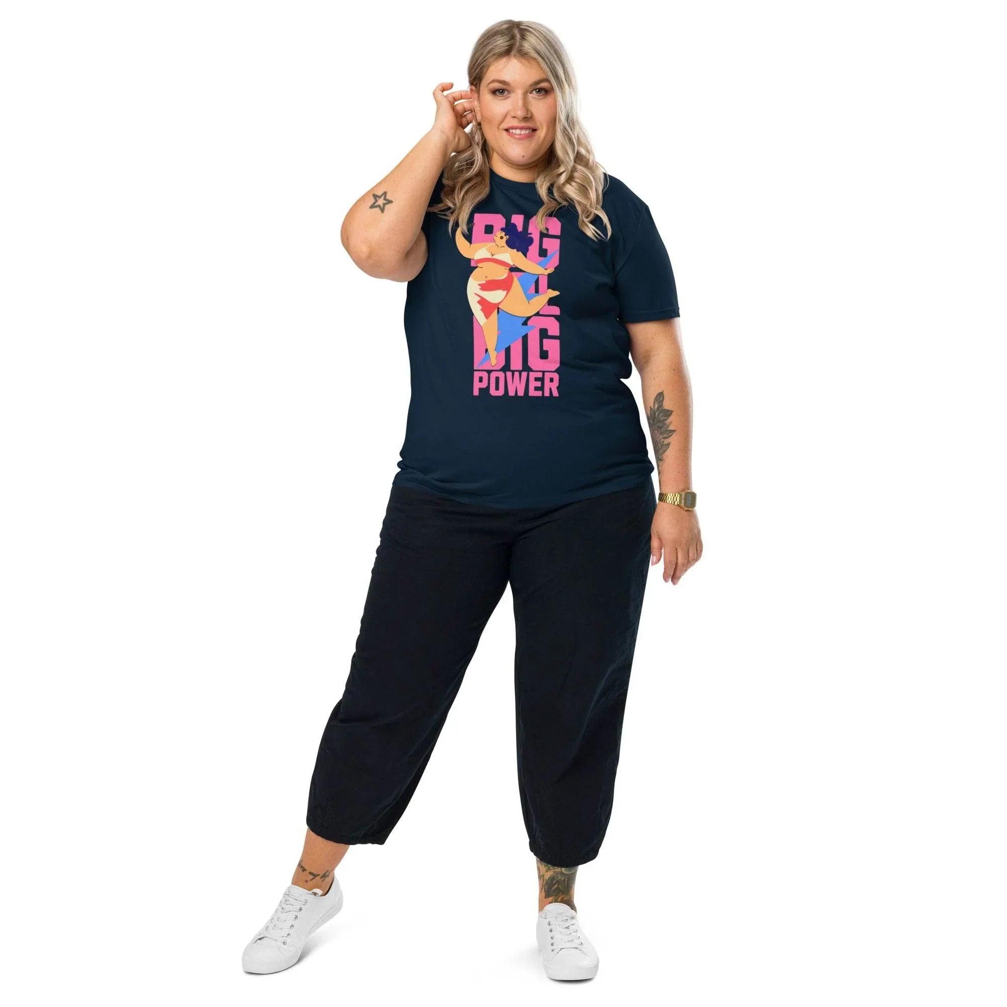 Big Girl, Big Power Women’s Organic Cotton Tee – Bold Statement Shirt | T-Shirt – Annaise Store