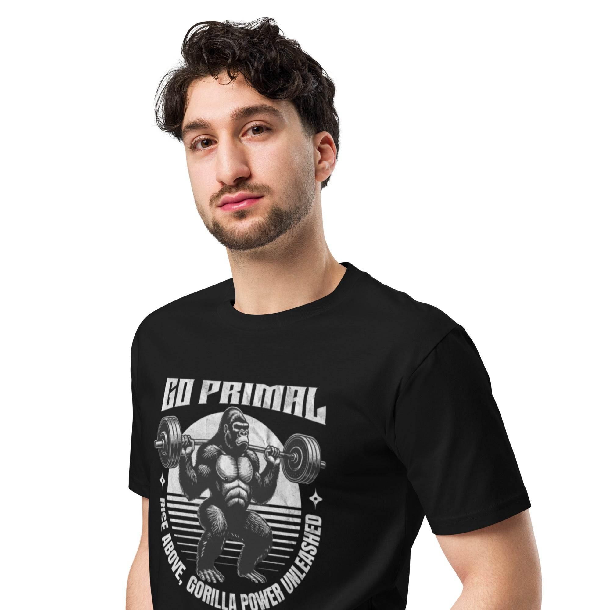 Go Primal Tee – Fear None Gorilla Power Premium Shirt | T-Shirt – Annaise Store