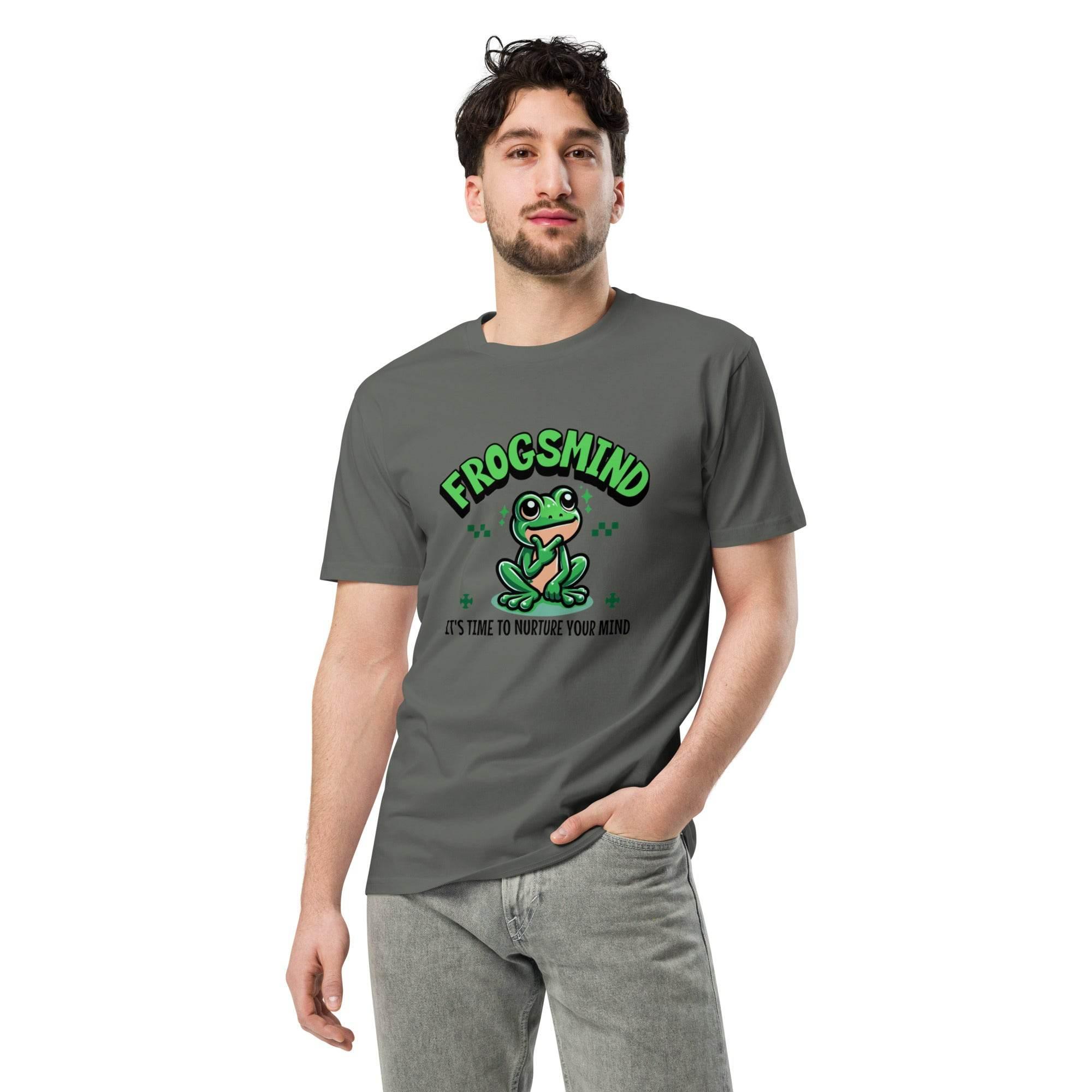 Frogs mind Premium Cotton Tee – Calm Spirit, Bold Look | T-Shirt – Annaise Store