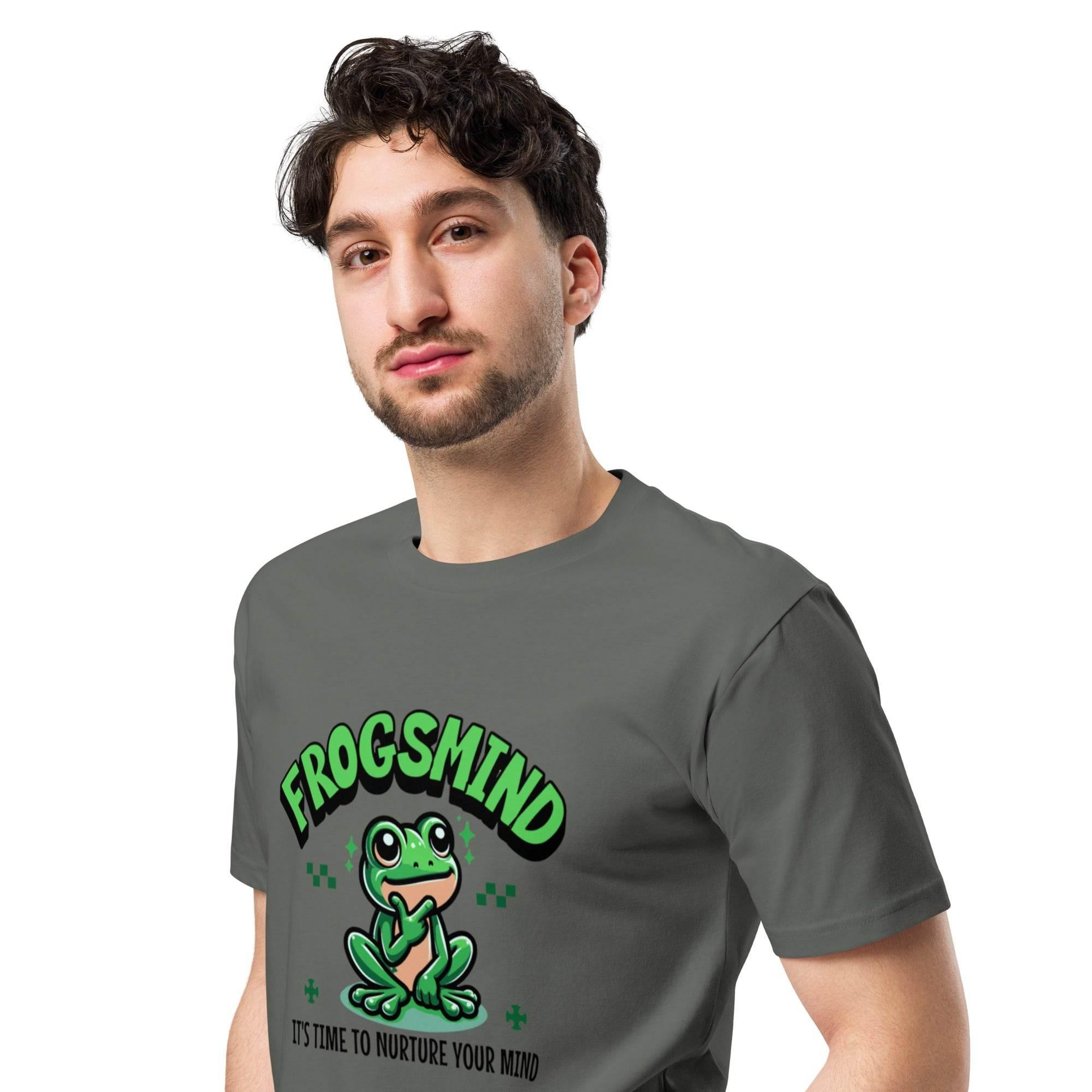 Frogs mind Premium Cotton Tee – Calm Spirit, Bold Look | T-Shirt – Annaise Store