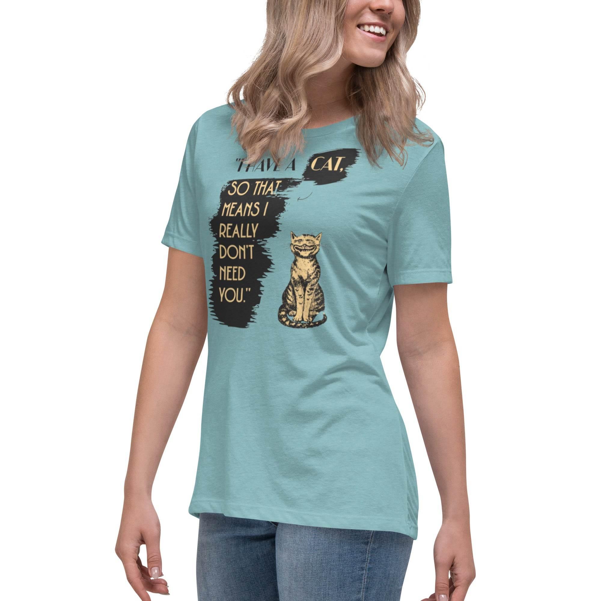 I Have a Cat Tee – Relaxed Fit Comfort with Attitude | T-Shirt – Annaise Store