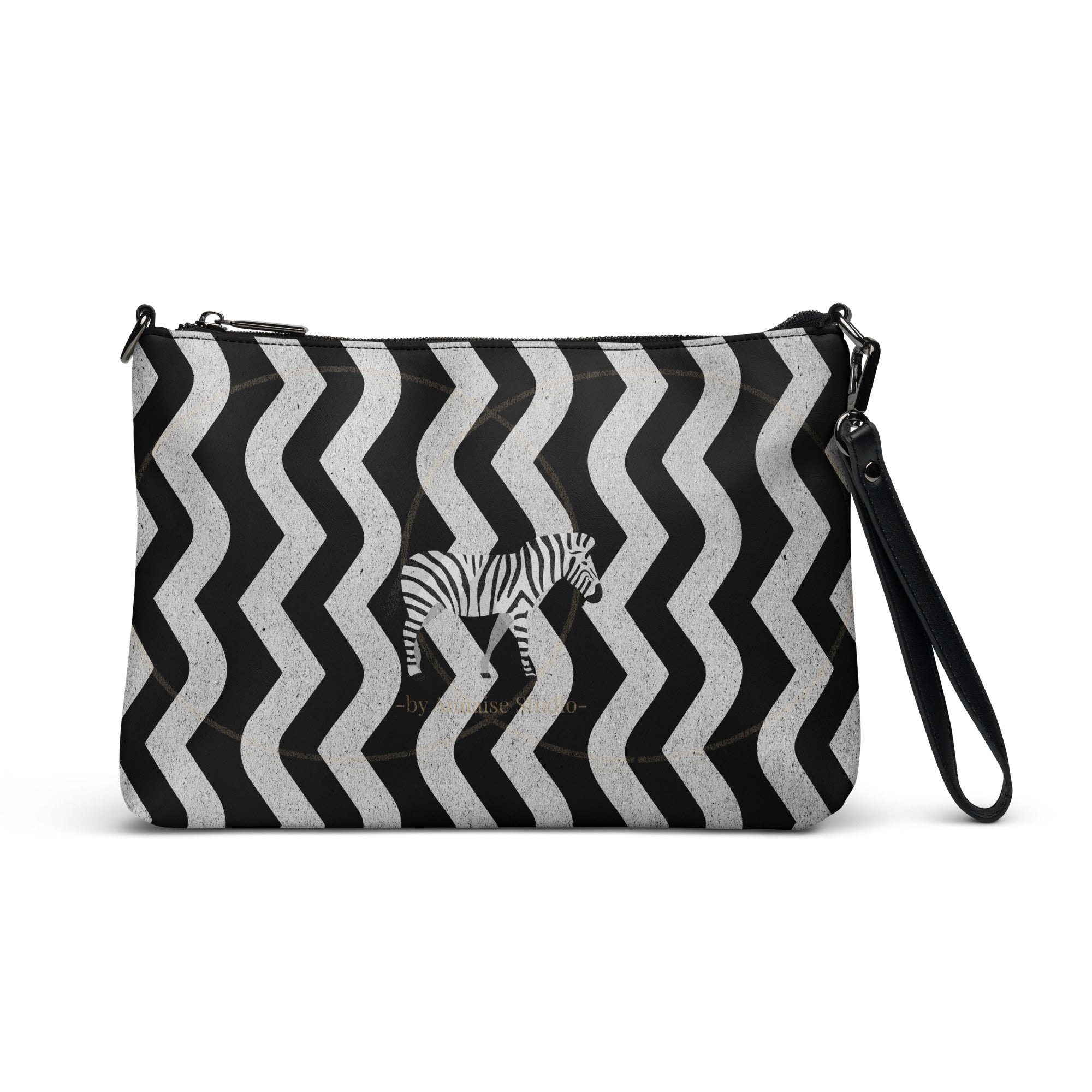 Zebra Rhythm Clutch – by Annaise Studio | Crossbody Bag – Annaise Store