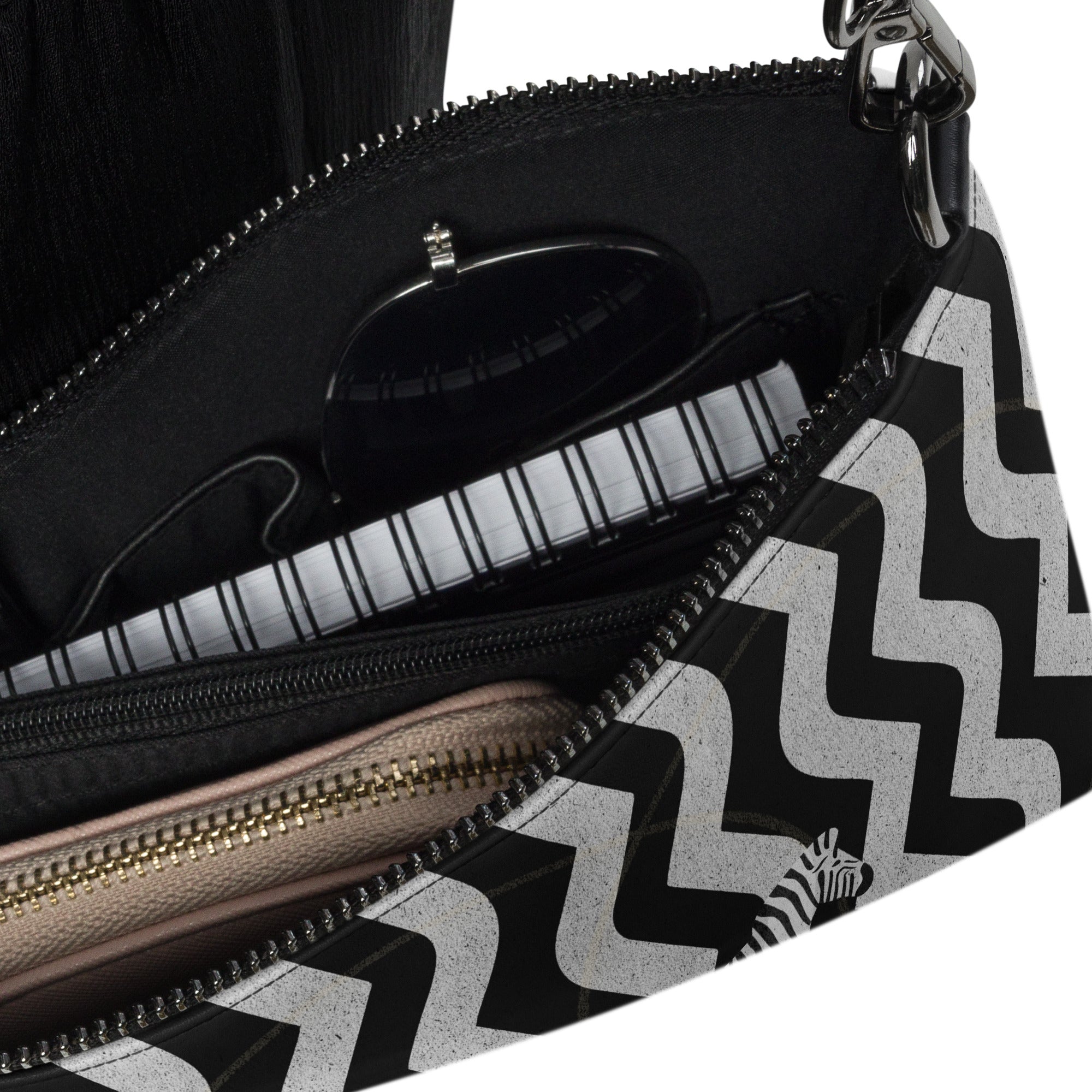 Zebra Rhythm Clutch – by Annaise Studio | Crossbody Bag – Annaise Store