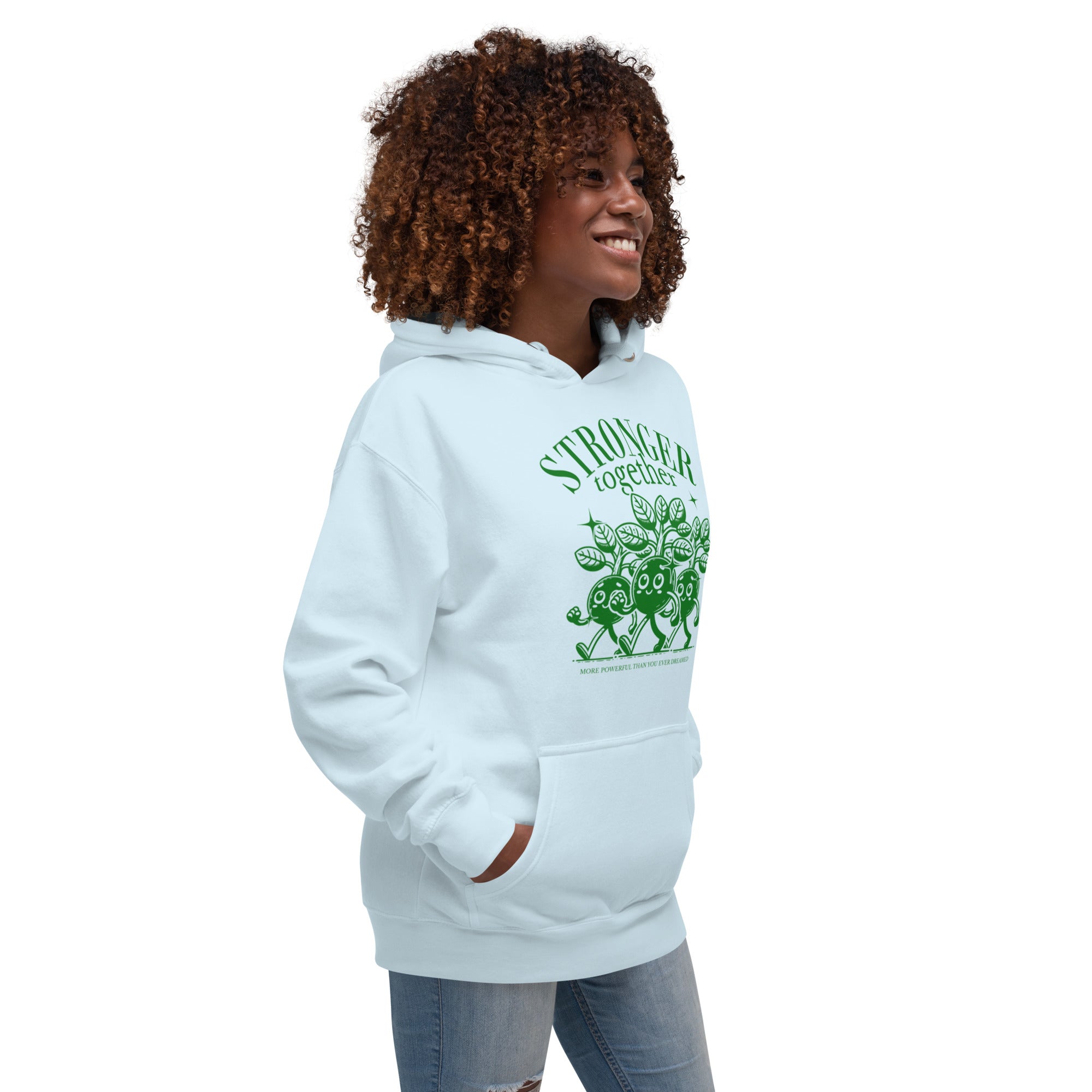Stronger Together Hoodie – Graphic Streetwear Fit | Unisex Hoodie – Annaise Store