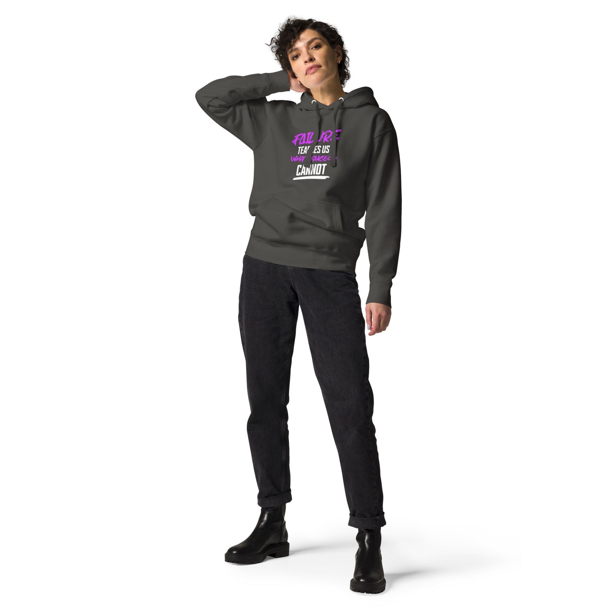 No Failure, No Growth Hoodie – Resilient Premium Fleece | Unisex Hoodie – Annaise Store