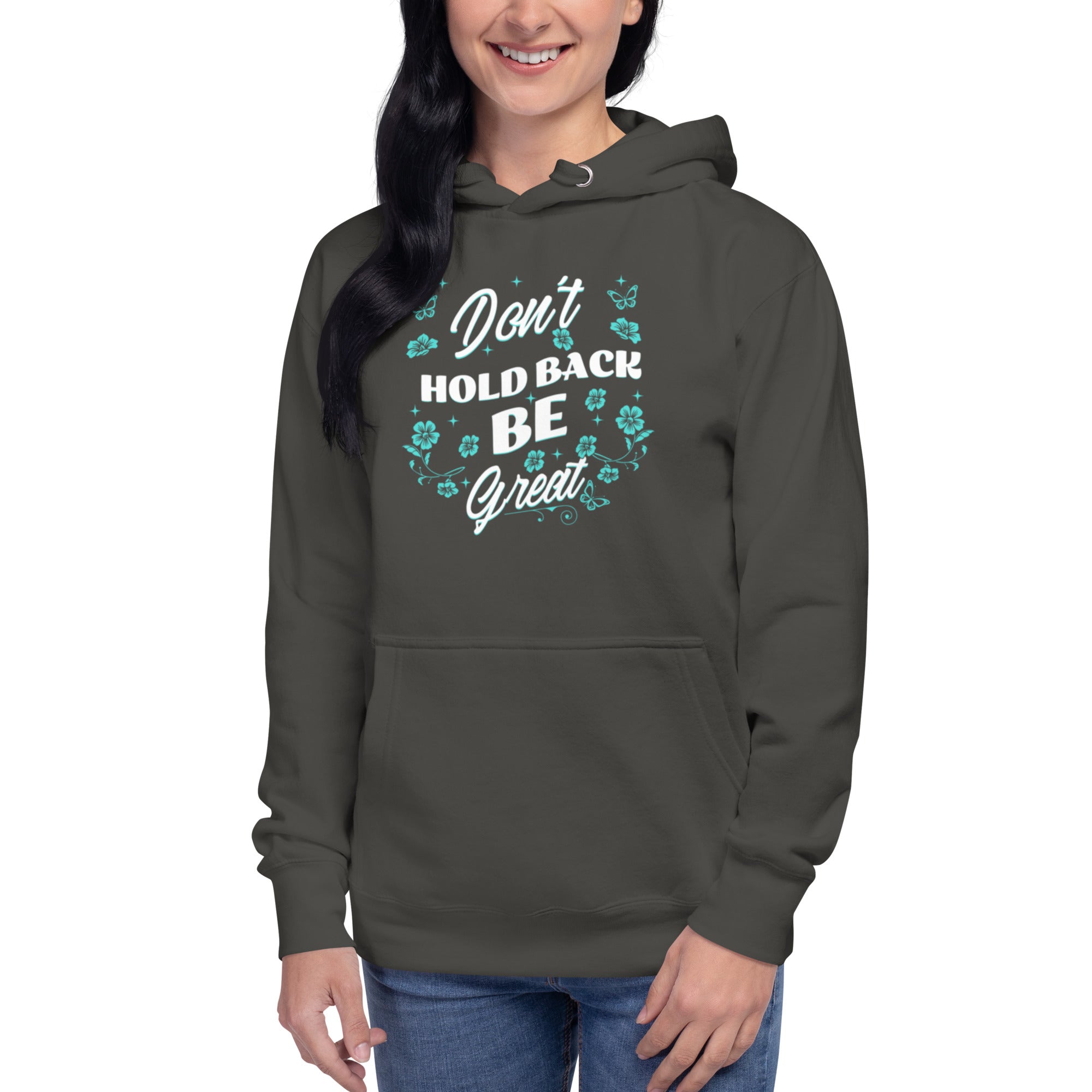 Don’t Hold Back Hoodie – Greatness Starts Here | Unisex Hoodie – Annaise Store