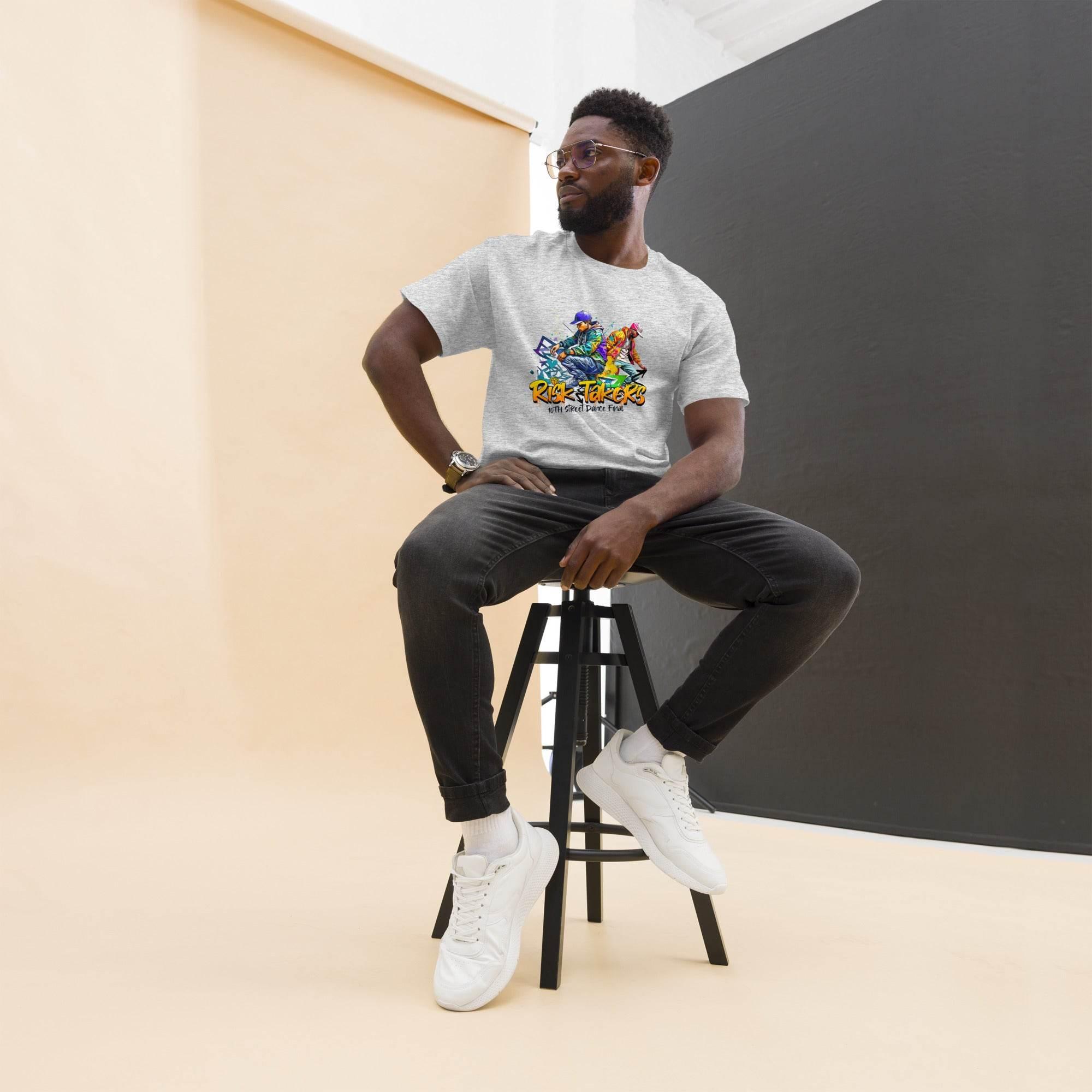 Urban Color Burst Classic T-Shirt – bold street-art inspired graphic tee, everyday comfort with premium cotton classic fit. - Annaise Store