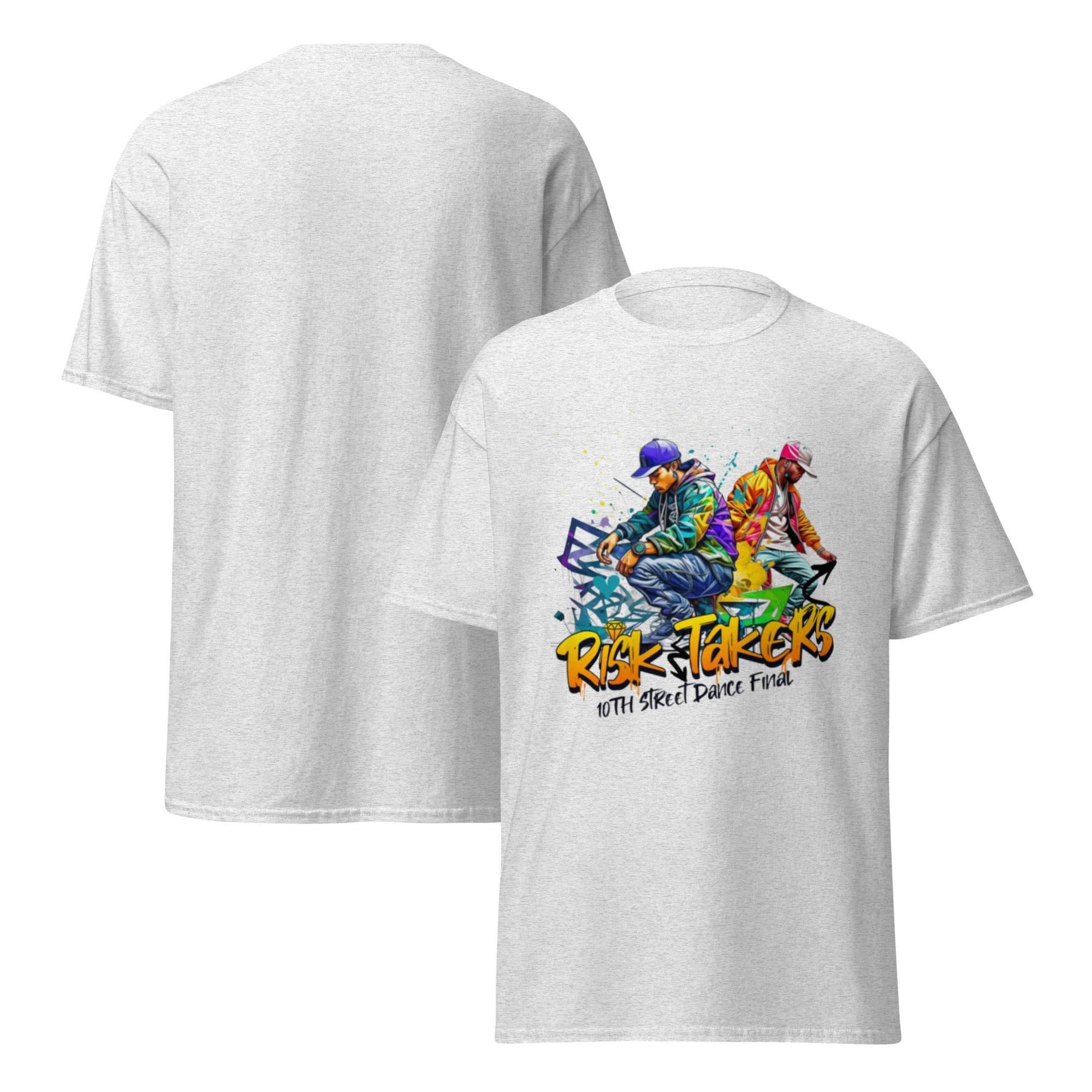 Urban Color Burst Classic T-Shirt – bold street-art inspired graphic tee, everyday comfort with premium cotton classic fit. - Annaise Store