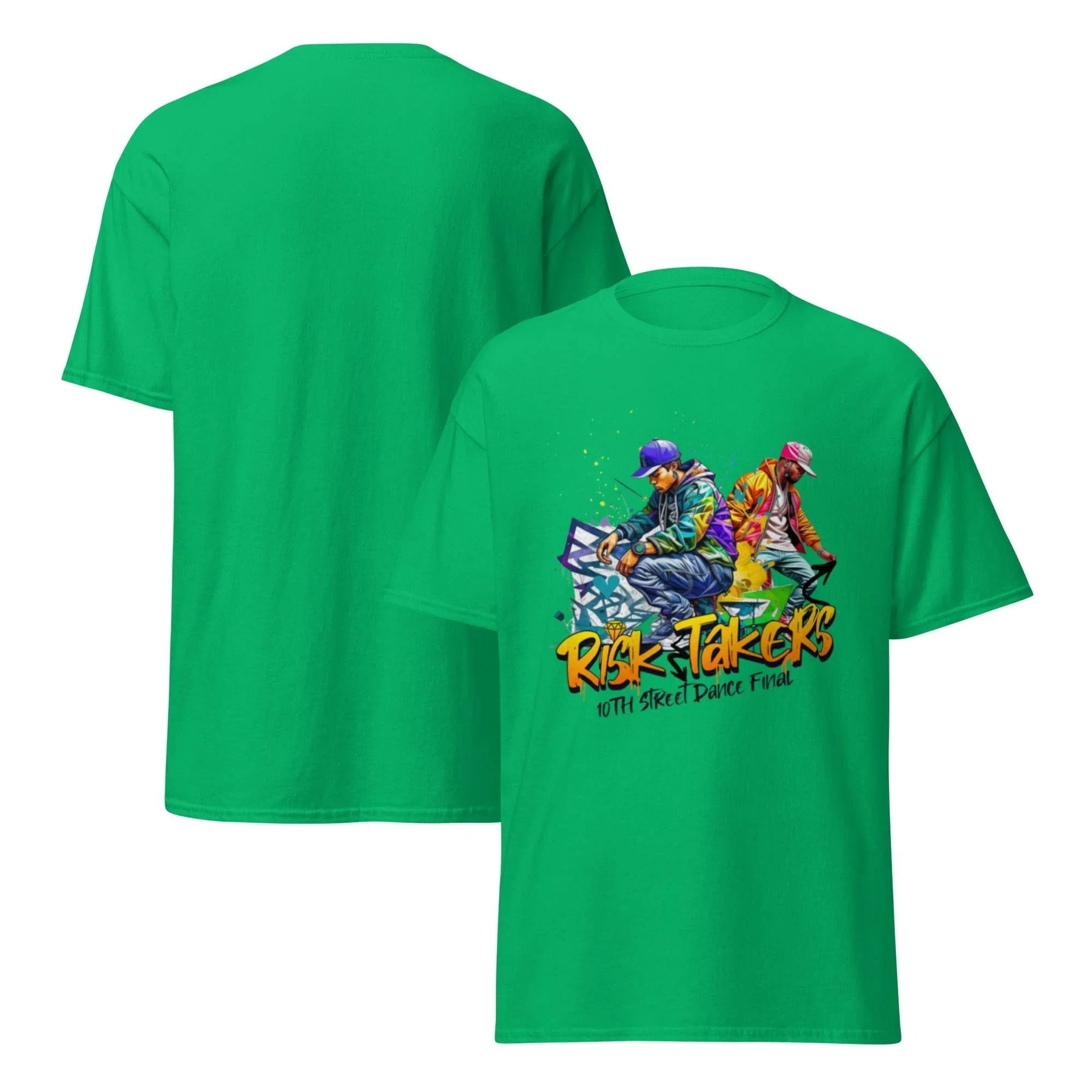 Urban Color Burst Classic T-Shirt – bold street-art inspired graphic tee, everyday comfort with premium cotton classic fit.- Annaise Store