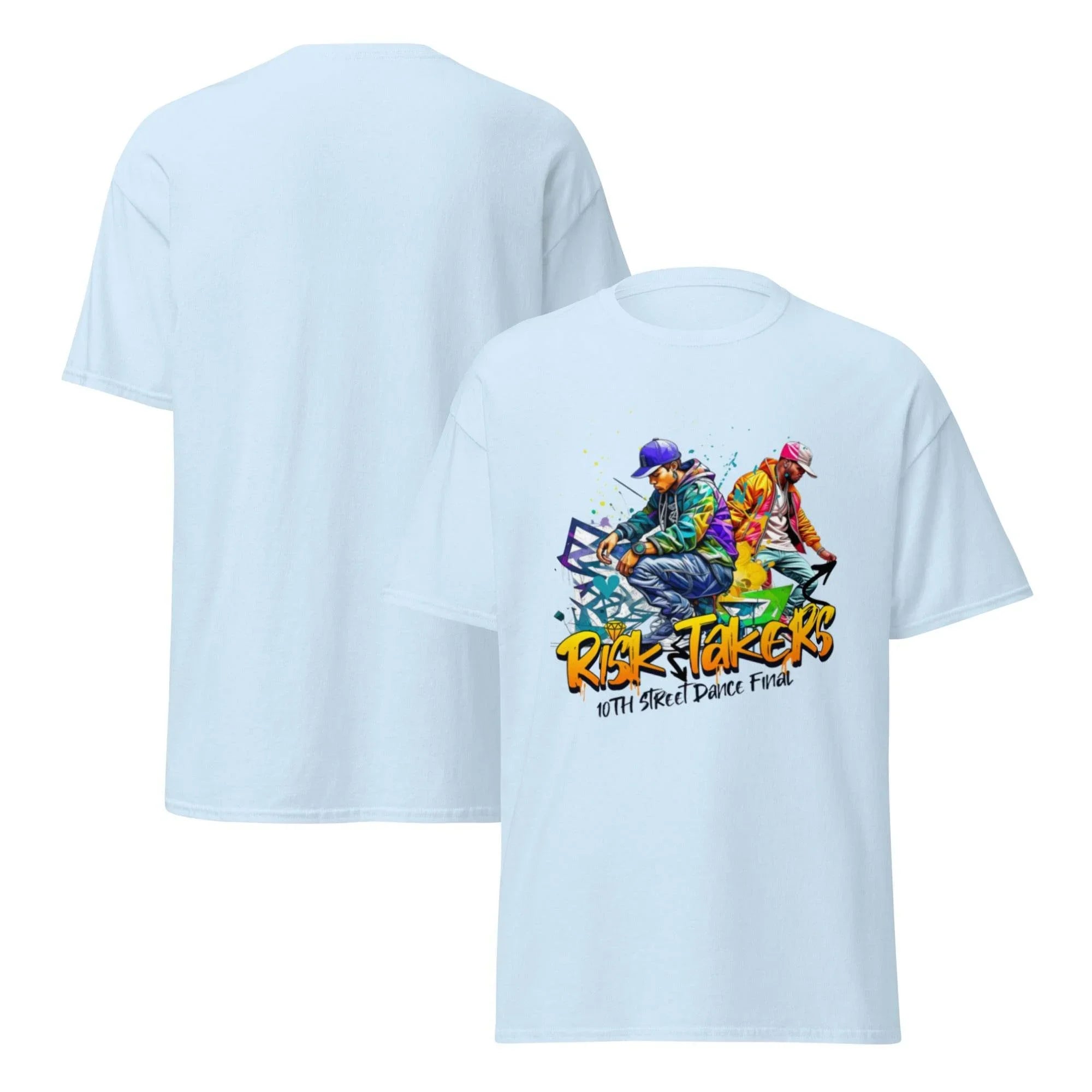 Urban Color Burst Classic T-Shirt – bold street-art inspired graphic tee, everyday comfort with premium cotton classic fit. - Annaise Store