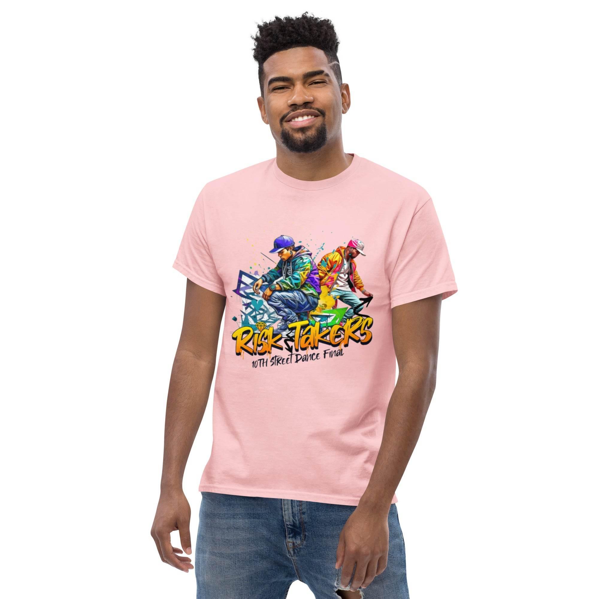Urban Color Burst Classic T-Shirt – bold street-art inspired graphic tee, everyday comfort with premium cotton classic fit.- Annaise Store
