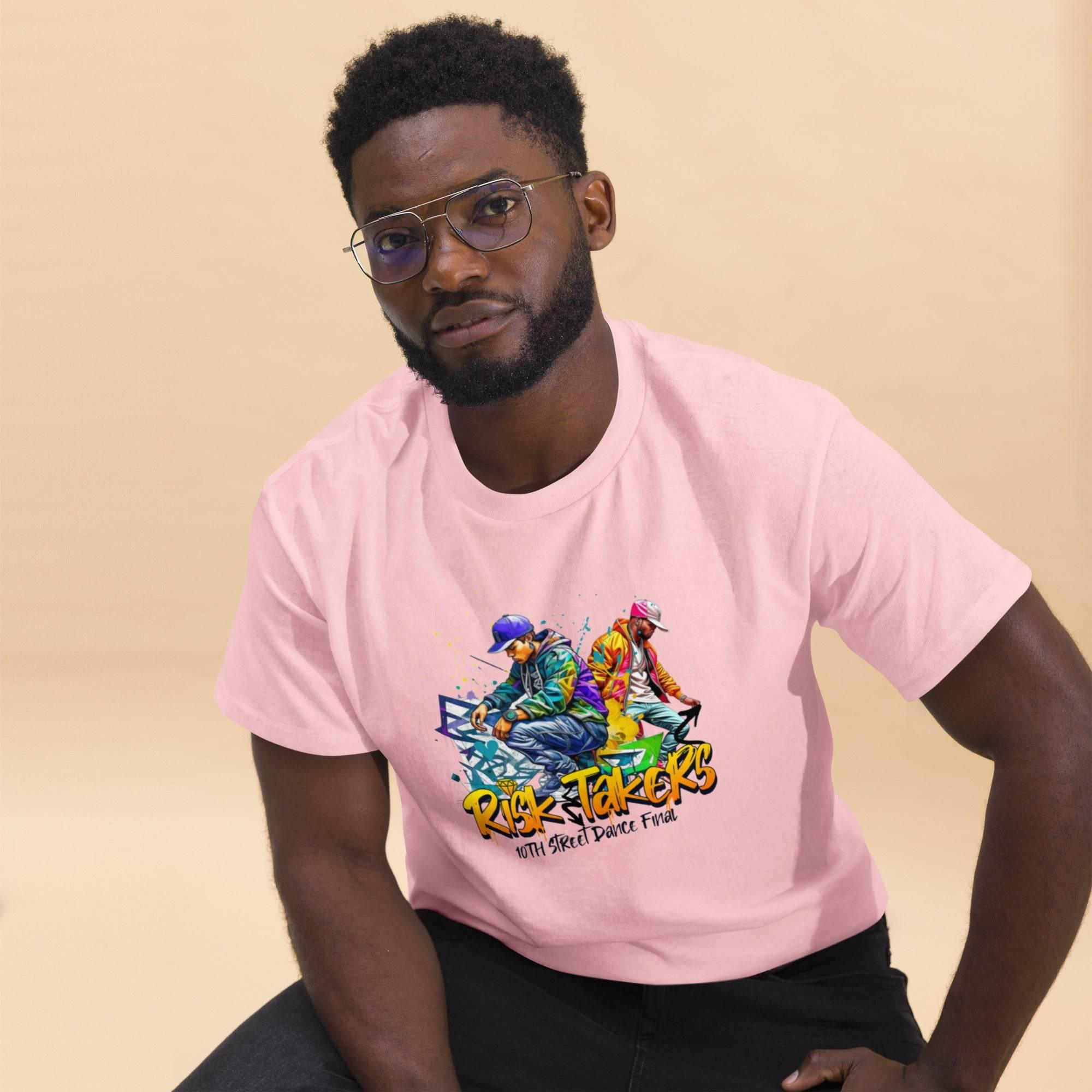 Urban Color Burst Classic T-Shirt – bold street-art inspired graphic tee, everyday comfort with premium cotton classic fit. - Annaise Store