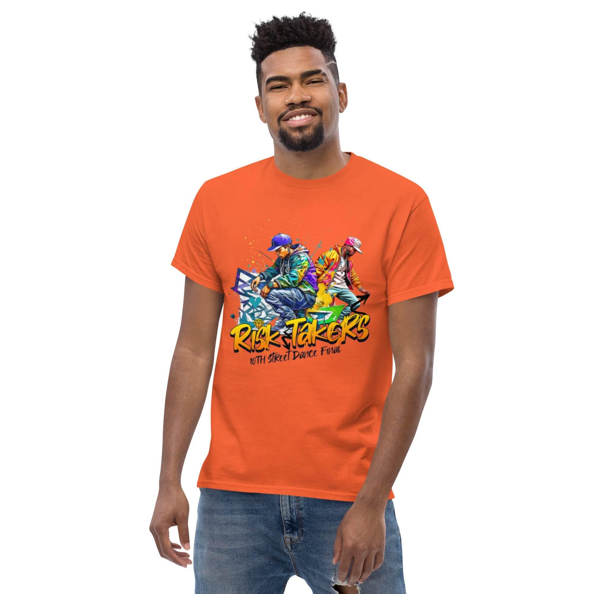Urban Color Burst Classic T-Shirt – bold street-art inspired graphic tee, everyday comfort with premium cotton classic fit. - Annaise Store