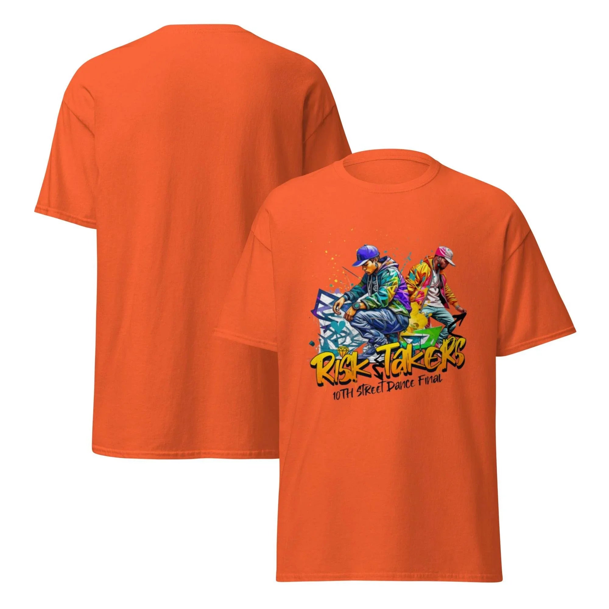 Urban Color Burst Classic T-Shirt – bold street-art inspired graphic tee, everyday comfort with premium cotton classic fit. - Annaise Store