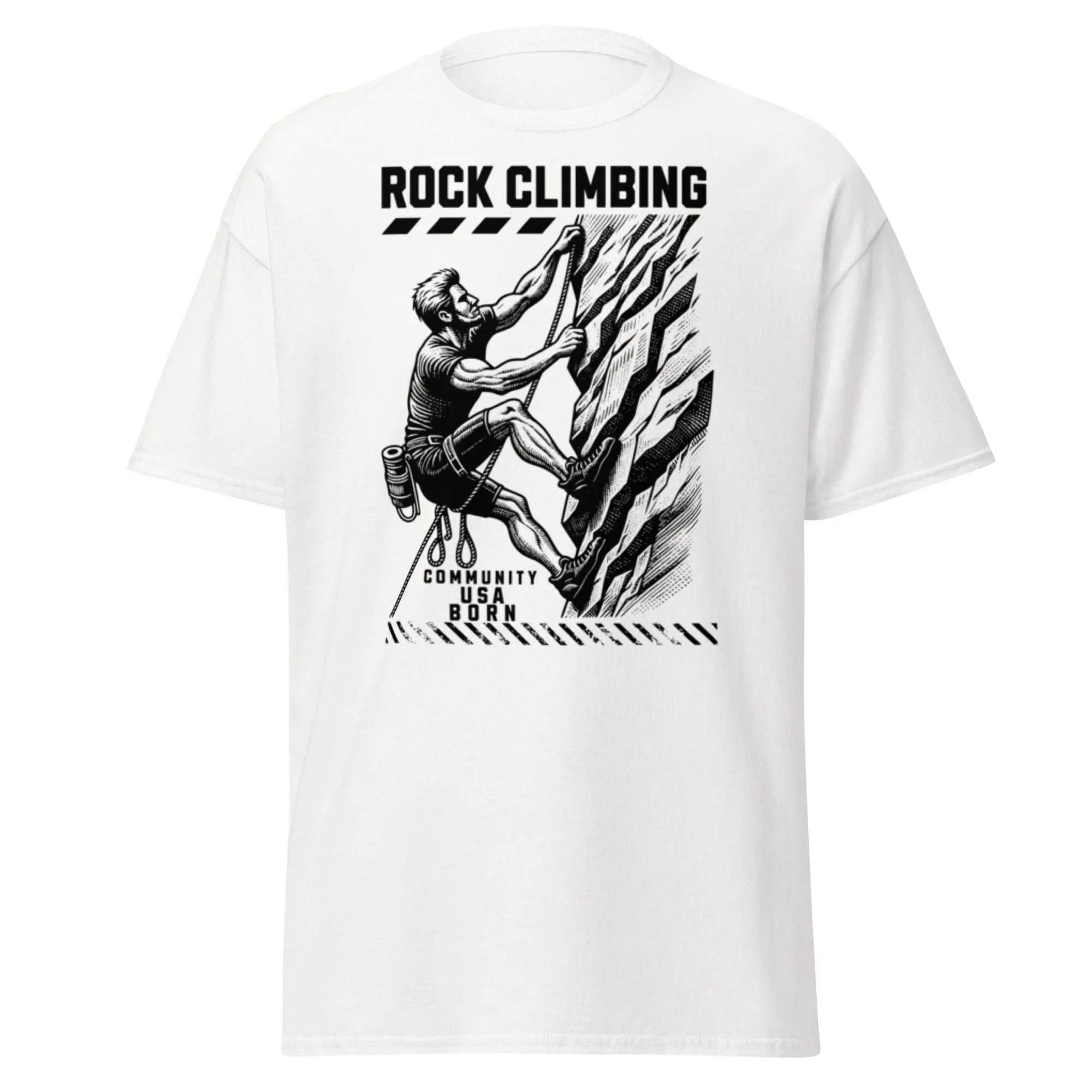 Person wearing rock climbing t-shirt - casual styling
 - Annaise Store