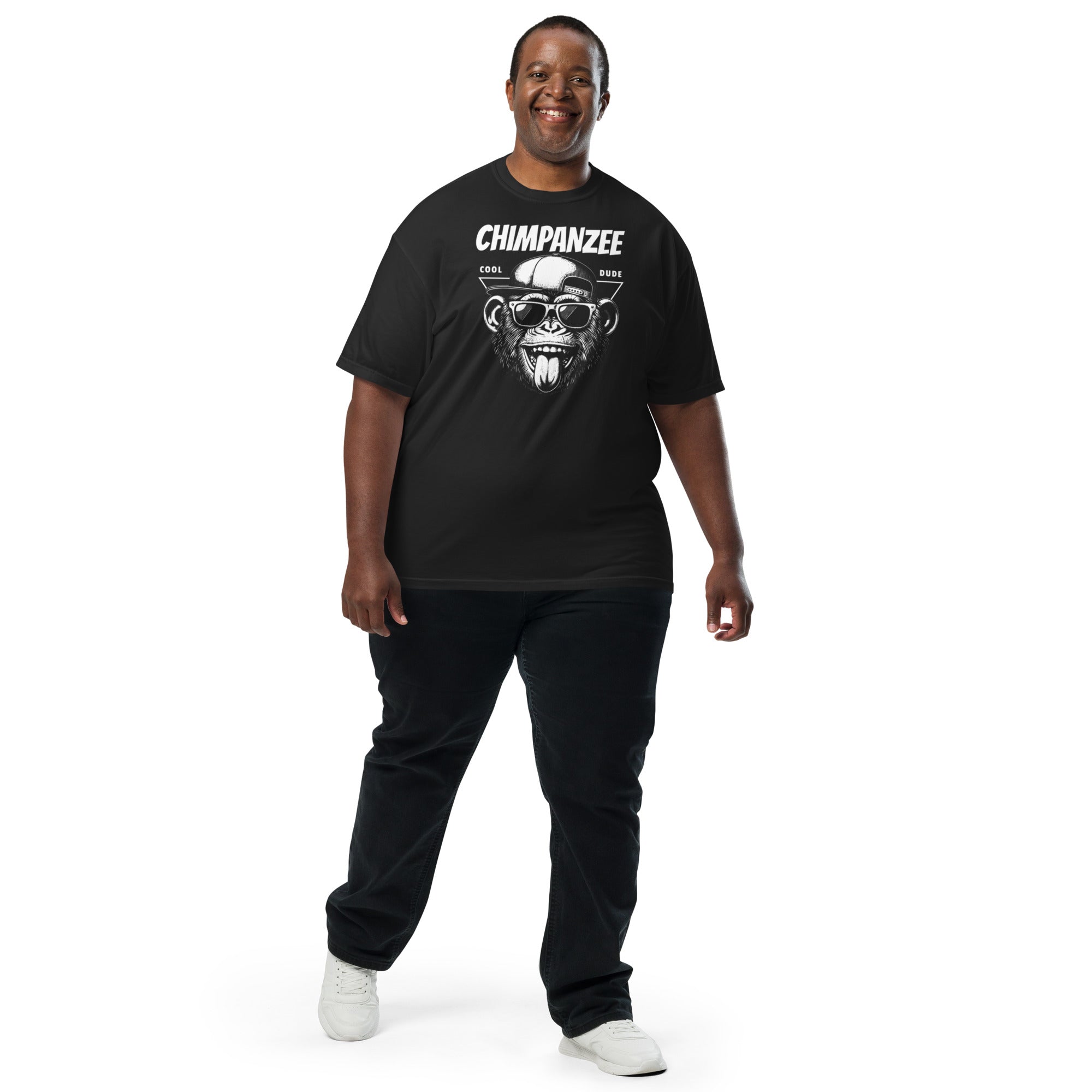 Bold Chimpanzee Graphic Heavyweight Tee – Urban Style Icon | T-Shirt – Annaise Store