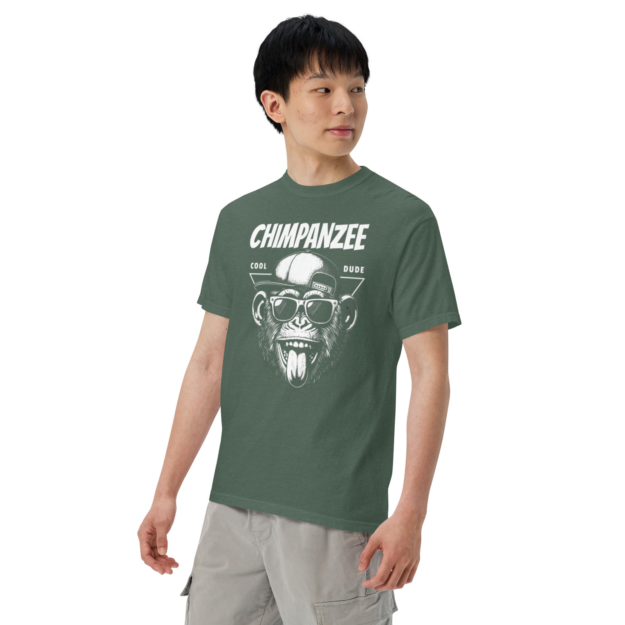 Bold Chimpanzee Graphic Heavyweight Tee – Urban Style Icon | T-Shirt – Annaise Store