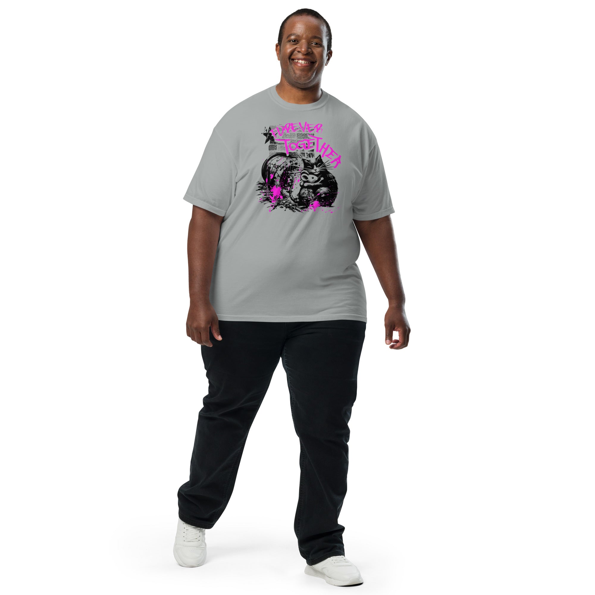 Forever Together Streetwear Heavyweight Tee – Retro Look, Modern Comfort | T-Shirt – Annaise Store