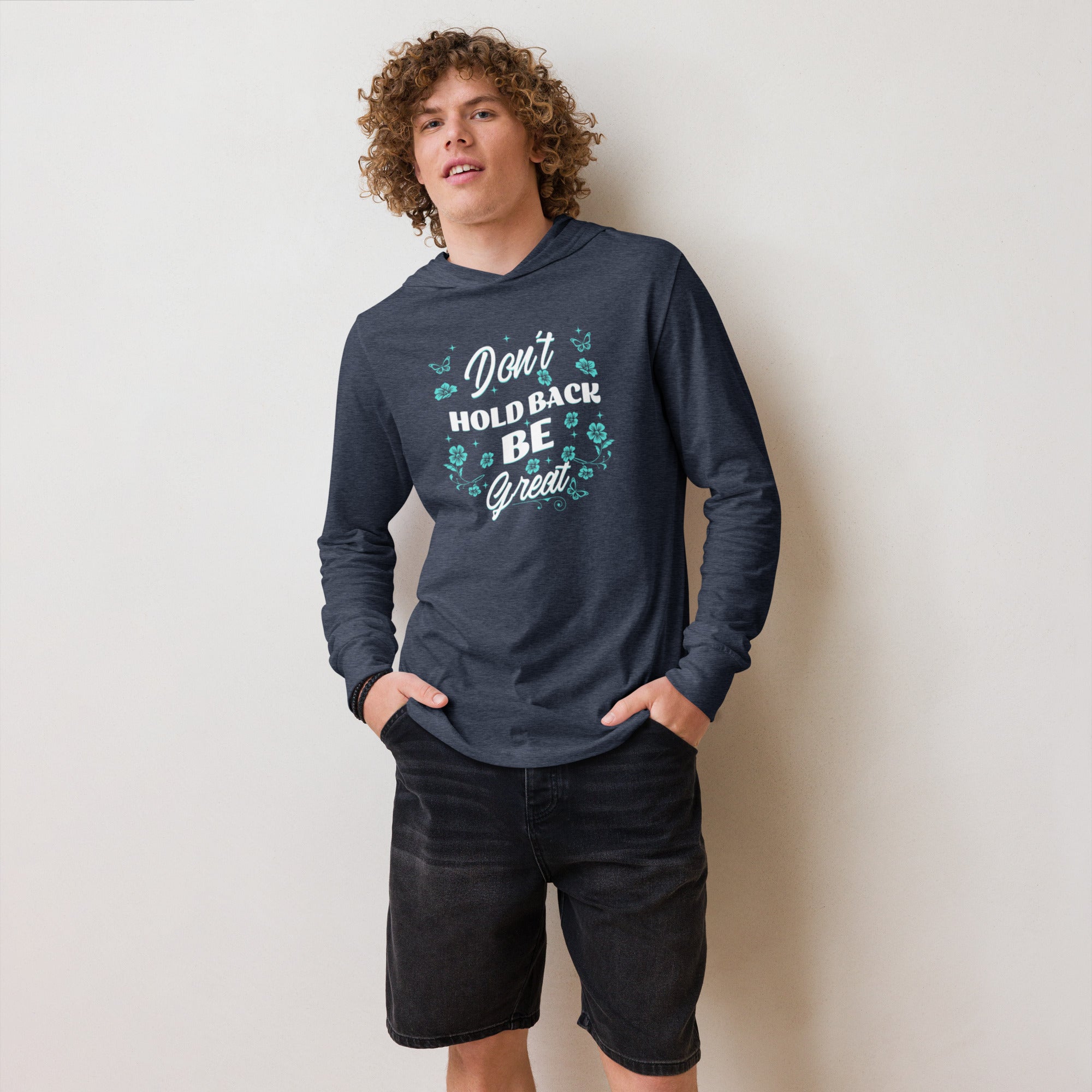 Don’t Hold Back Hoodie – Push Limits, Own Your Greatness | Hooded Long - Sleeve Tee – Annaise Store
