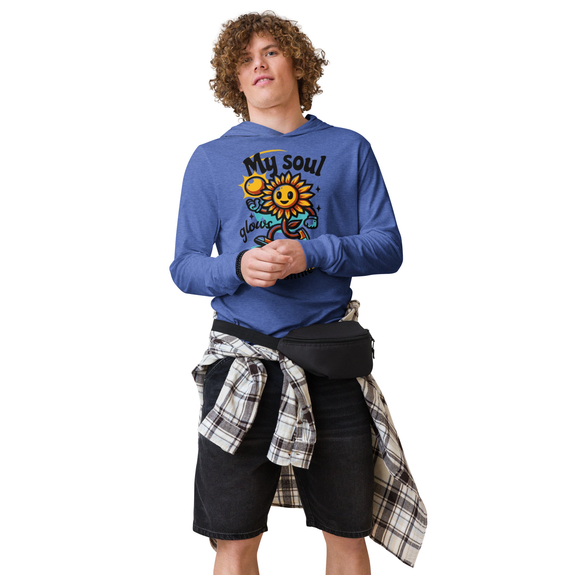 Ultimate Hooded Long Sleeve Tee – Glow With Sunshine Style | Hooded Long - Sleeve Tee – Annaise Store