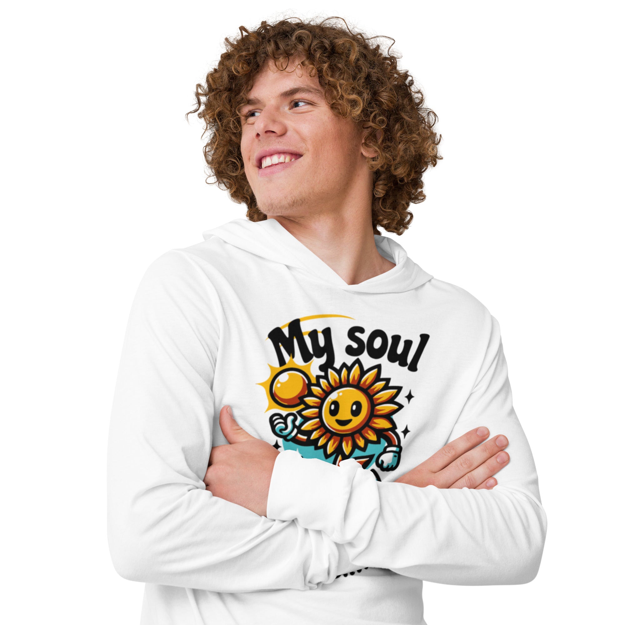 Ultimate Hooded Long Sleeve Tee – Glow With Sunshine Style | Hooded Long - Sleeve Tee – Annaise Store