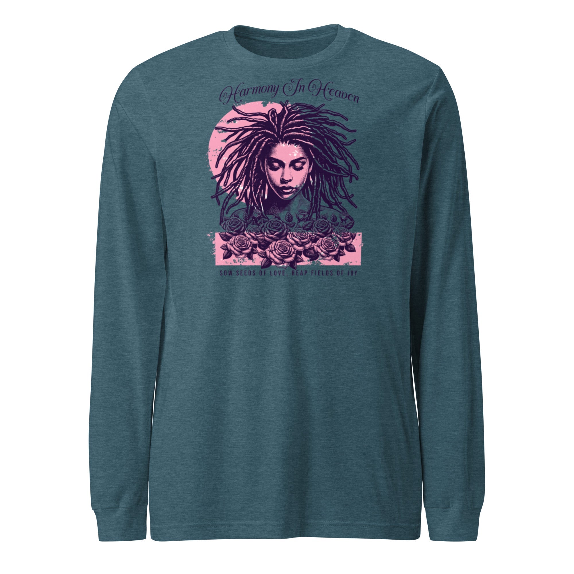 Unisex Long Sleeve T-Shirt – Harmony in Heaven Graphic | Premium Streetwear Style | Long Sleeve Tee – Annaise Store