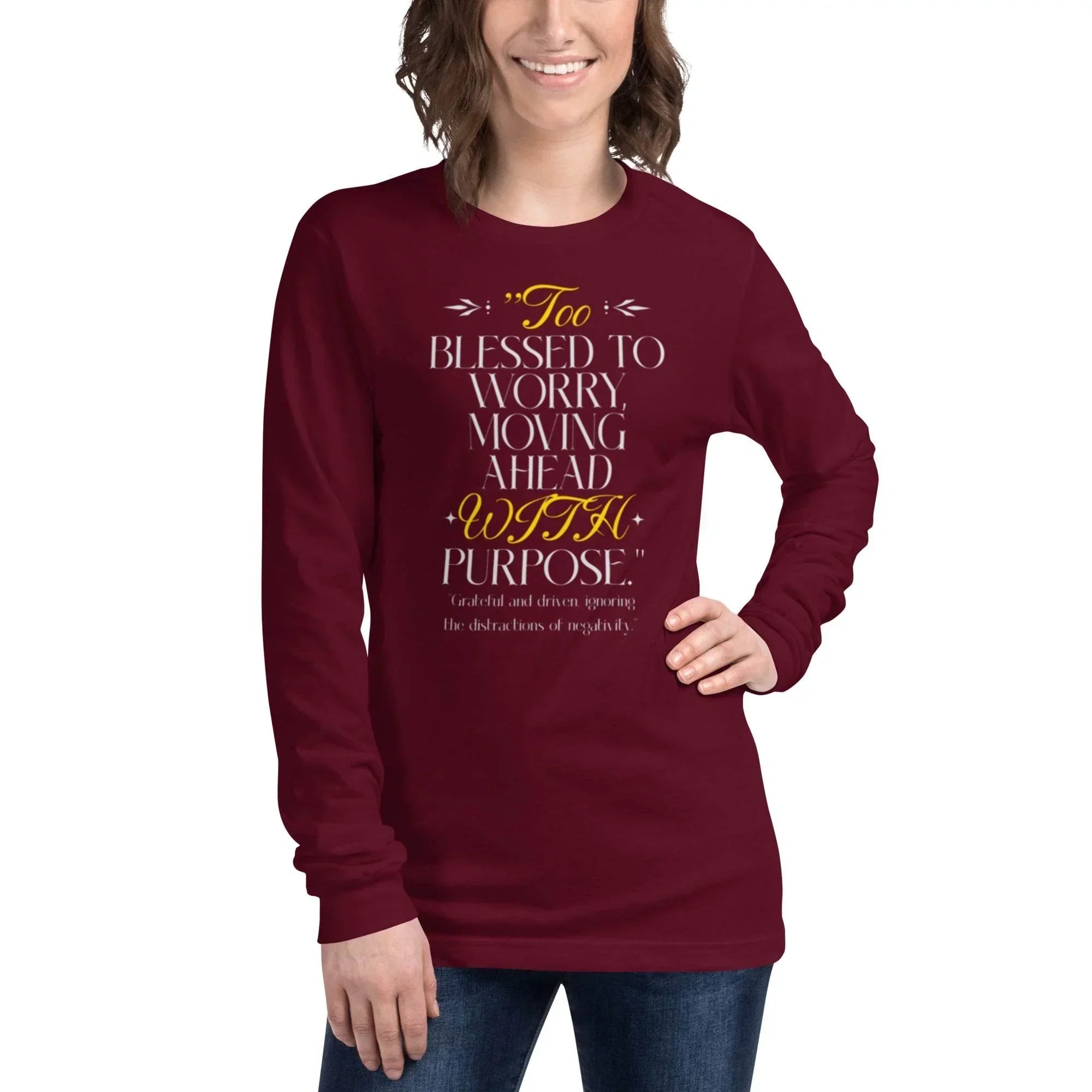 Unisex long sleeve tee from the Every Season Layers Collection – lightweight, durable, and perfect for year-round wear.- Annaise Store