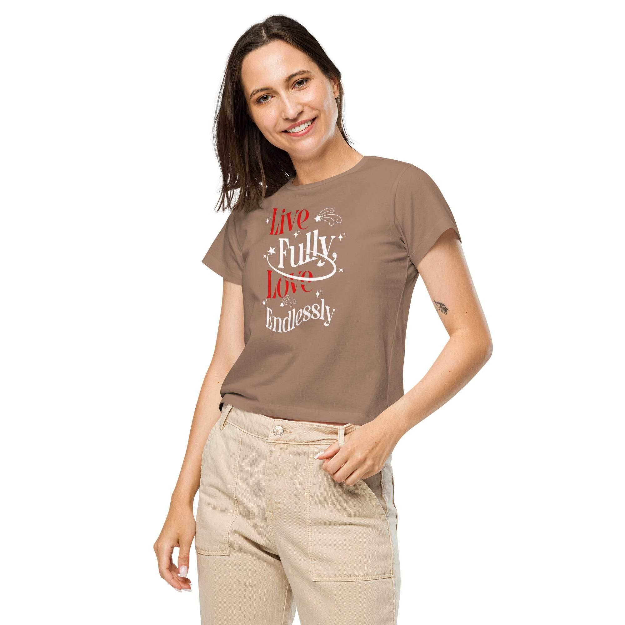 High-Waisted Comfort Tee for Women - Annaise Store