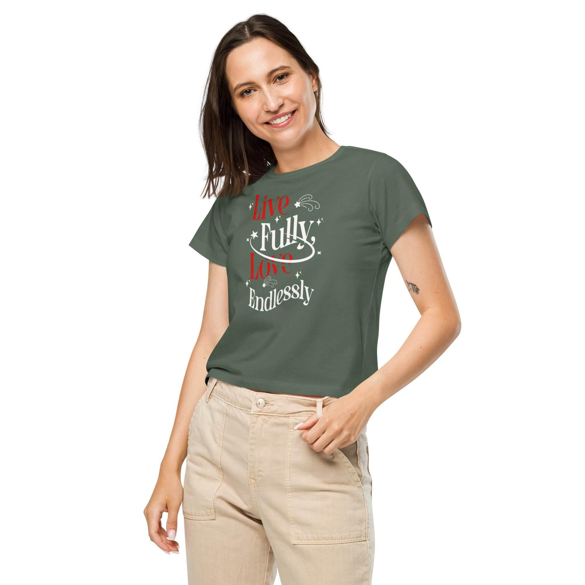 High-Waisted Comfort Tee for Women - Annaise Store