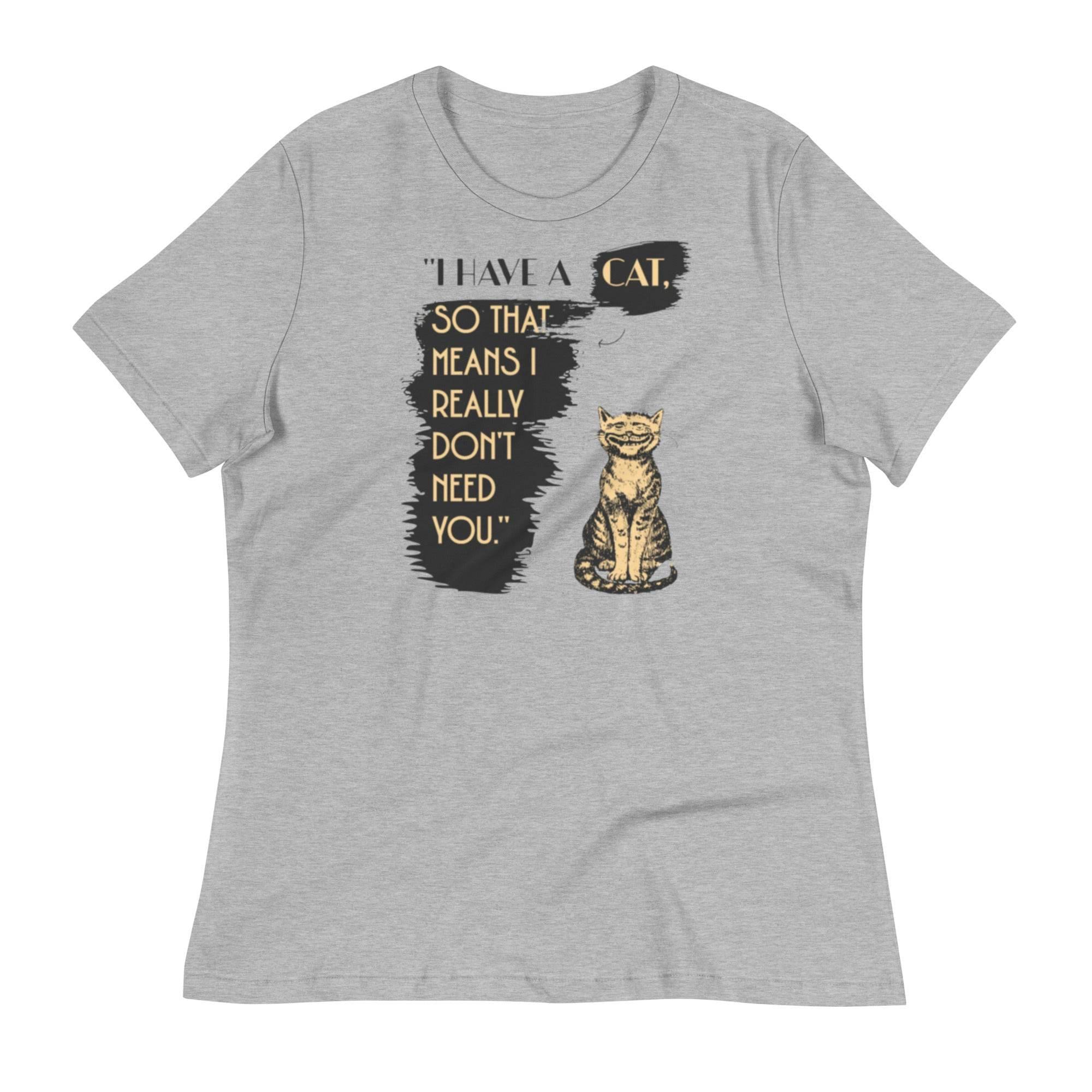 Have a Cat Tee – Relaxed Fit T-Shirt with playful cat graphic, casual comfort fit, and attitude-filled design for everyday wear. - Annaise Store