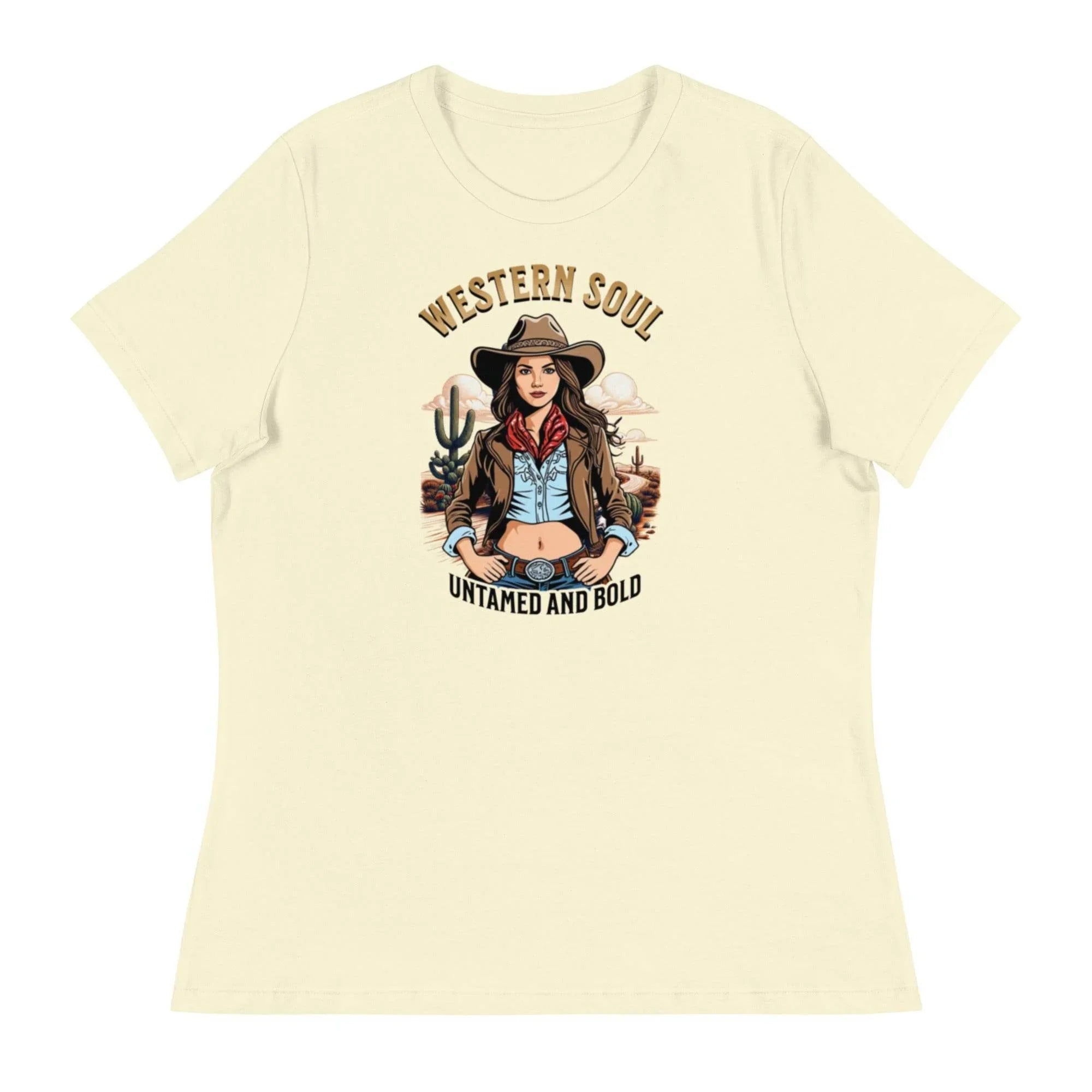 Western Soul – Untamed & Bold Relaxed Fit Tee | T-Shirt – Annaise Store