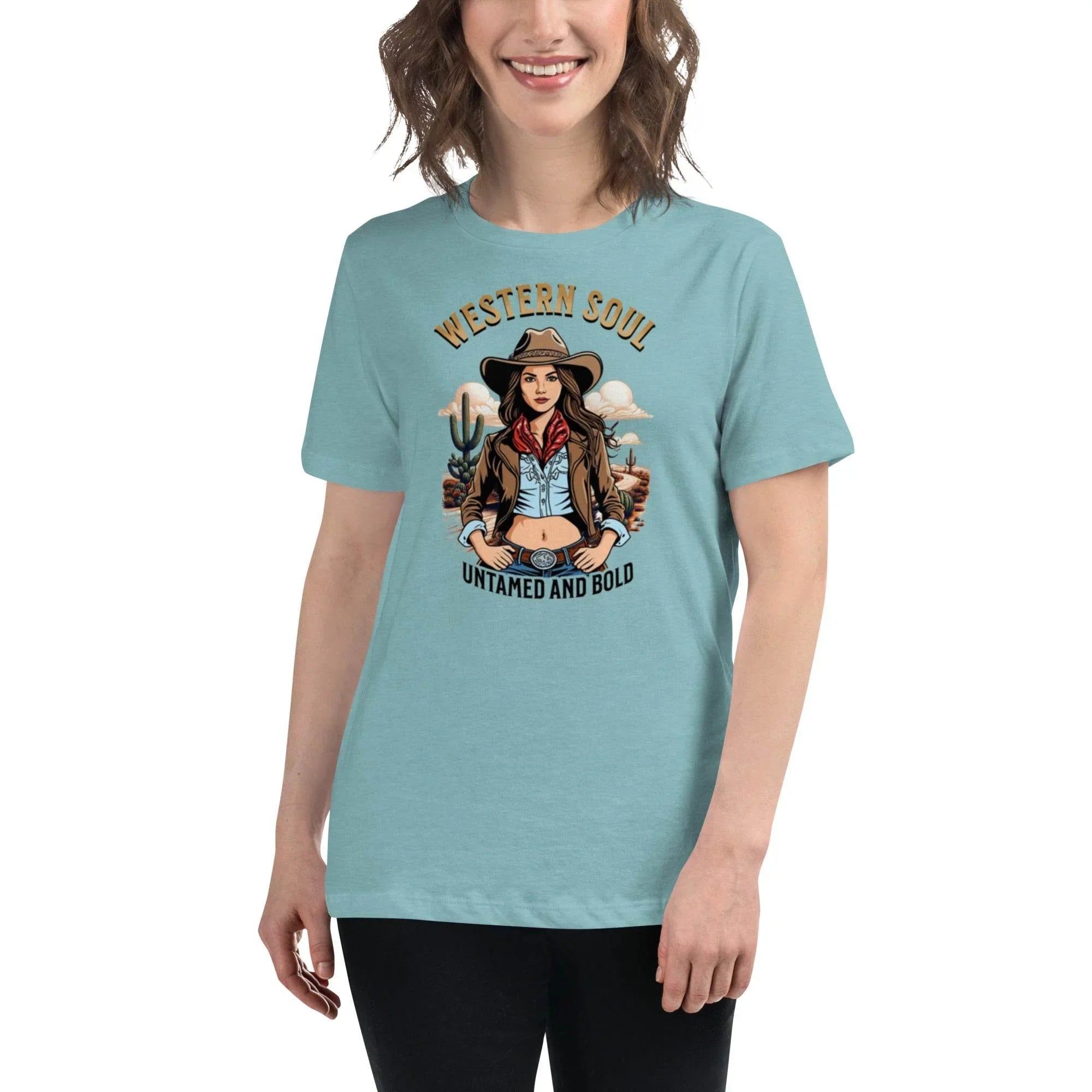 Western Soul – Untamed & Bold Relaxed Fit Tee | T-Shirt – Annaise Store