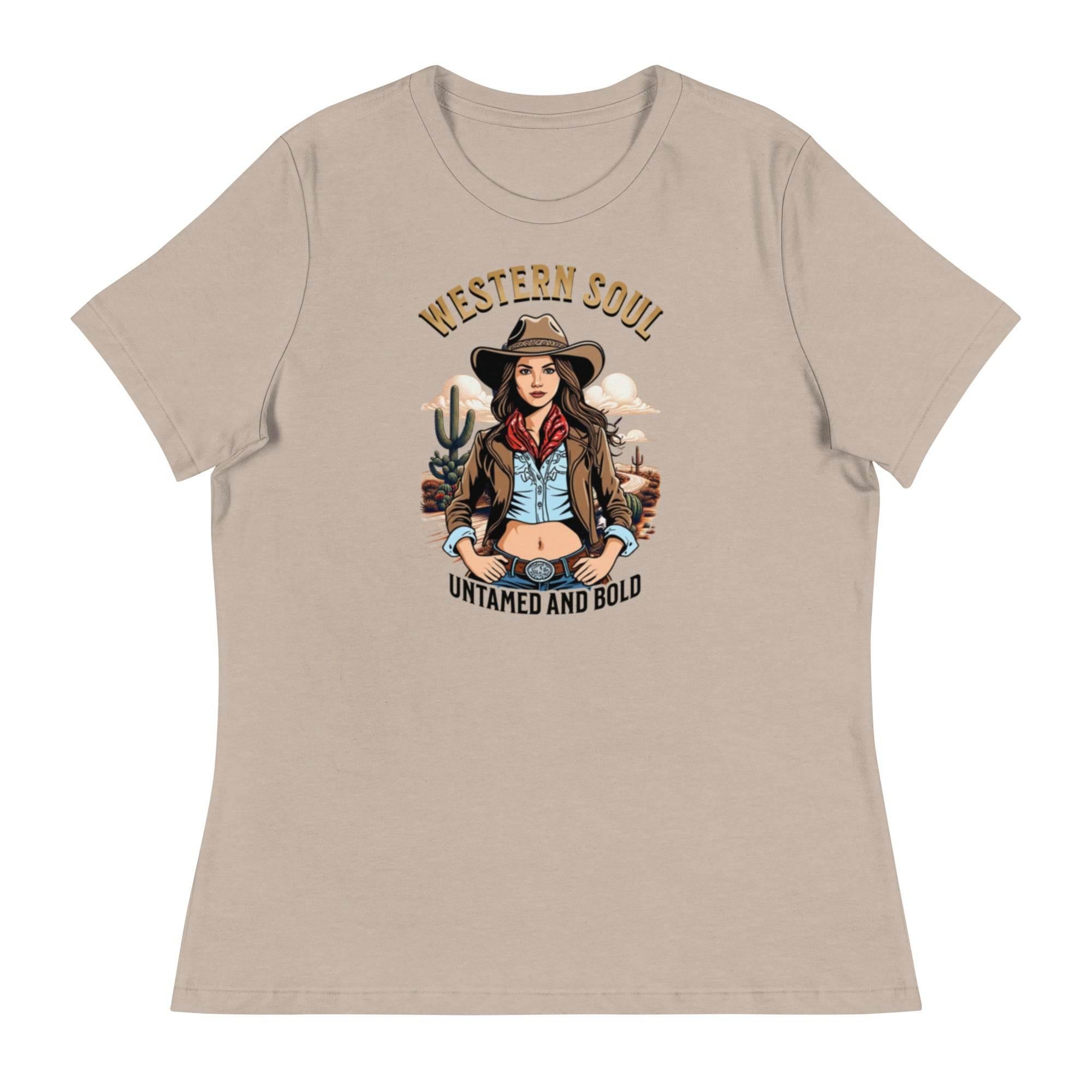 Western Soul – Untamed & Bold Relaxed Fit Tee | T-Shirt – Annaise Store