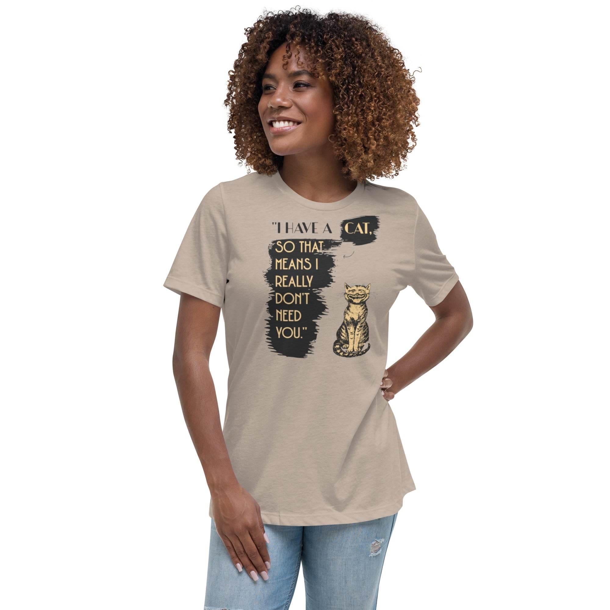 Have a Cat Tee – Relaxed Fit T-Shirt with playful cat graphic, casual comfort fit, and attitude-filled design for everyday wear. - Annaise Store