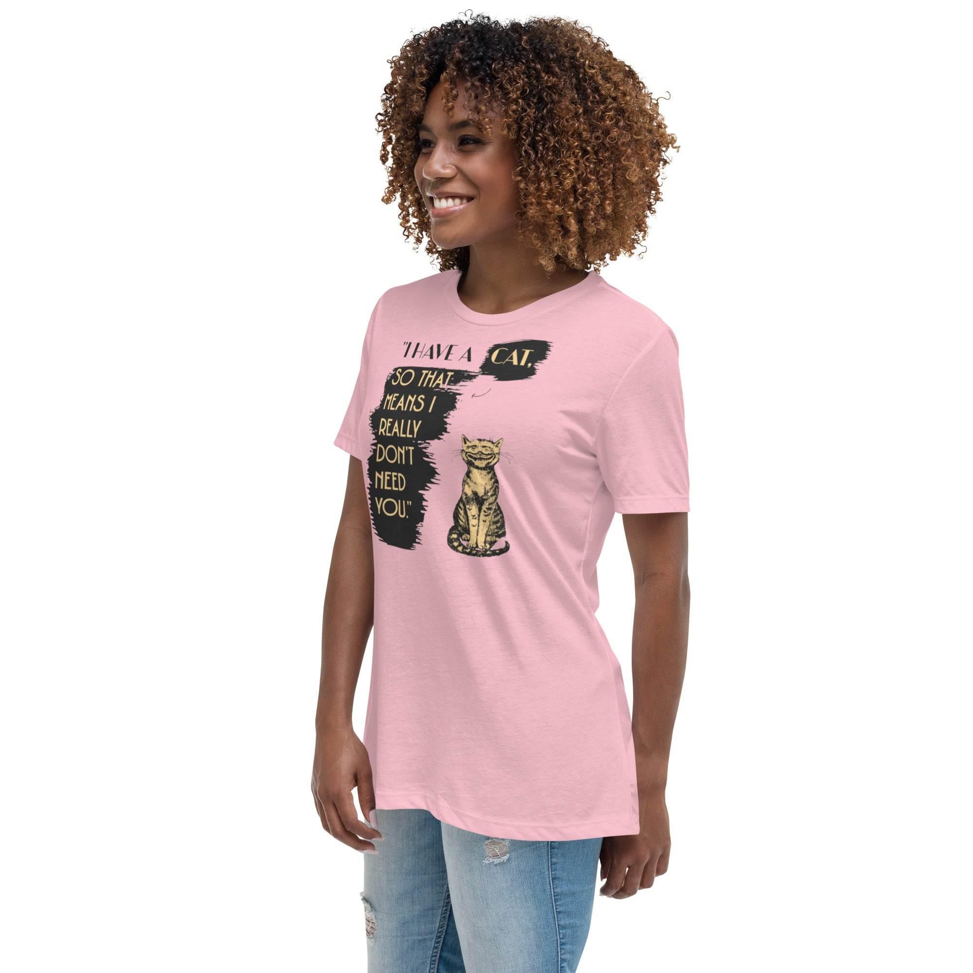 Have a Cat Tee – Relaxed Fit T-Shirt with playful cat graphic, casual comfort fit, and attitude-filled design for everyday wear. - Annaise Store