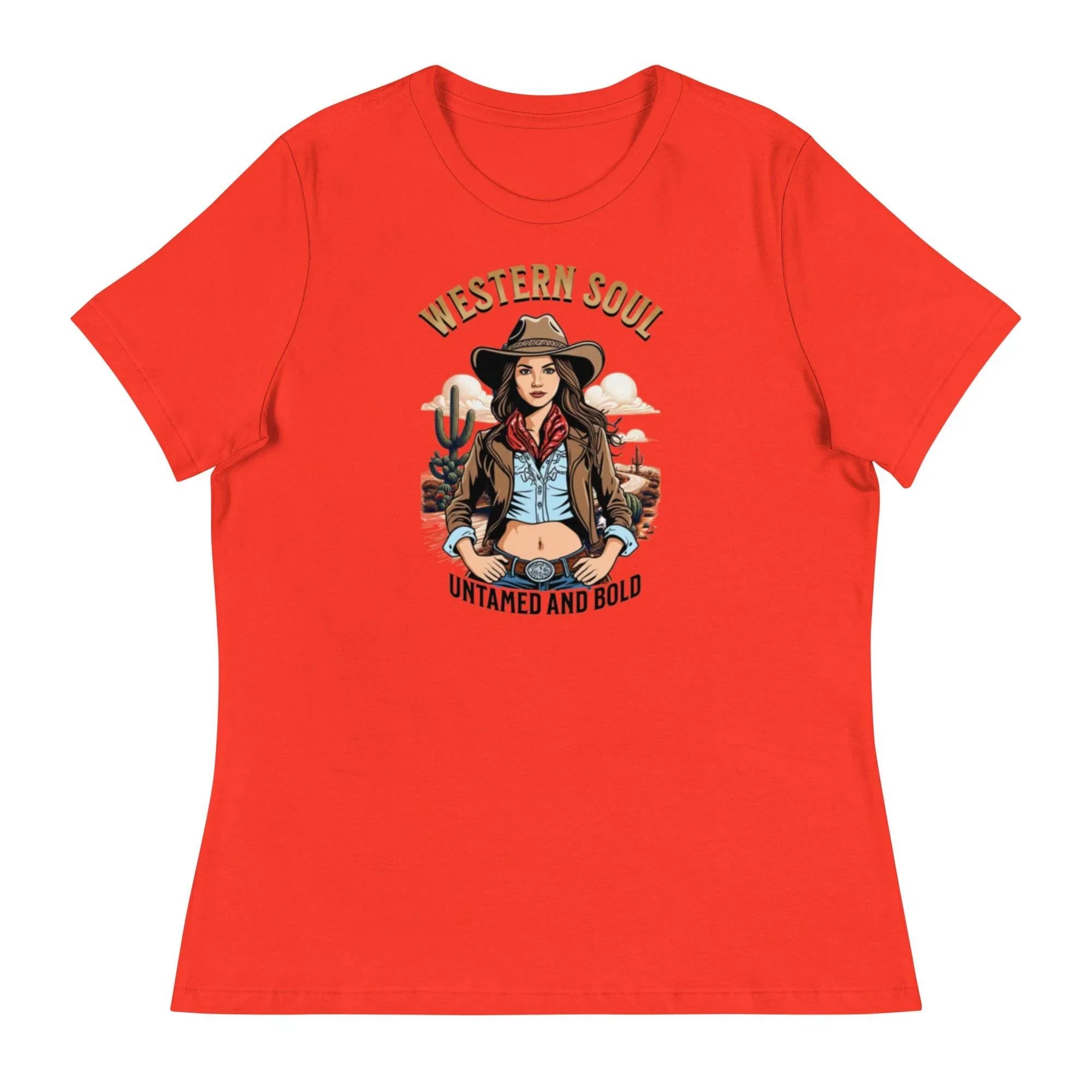 Western Soul – Untamed & Bold Relaxed Fit Tee | T-Shirt – Annaise Store
