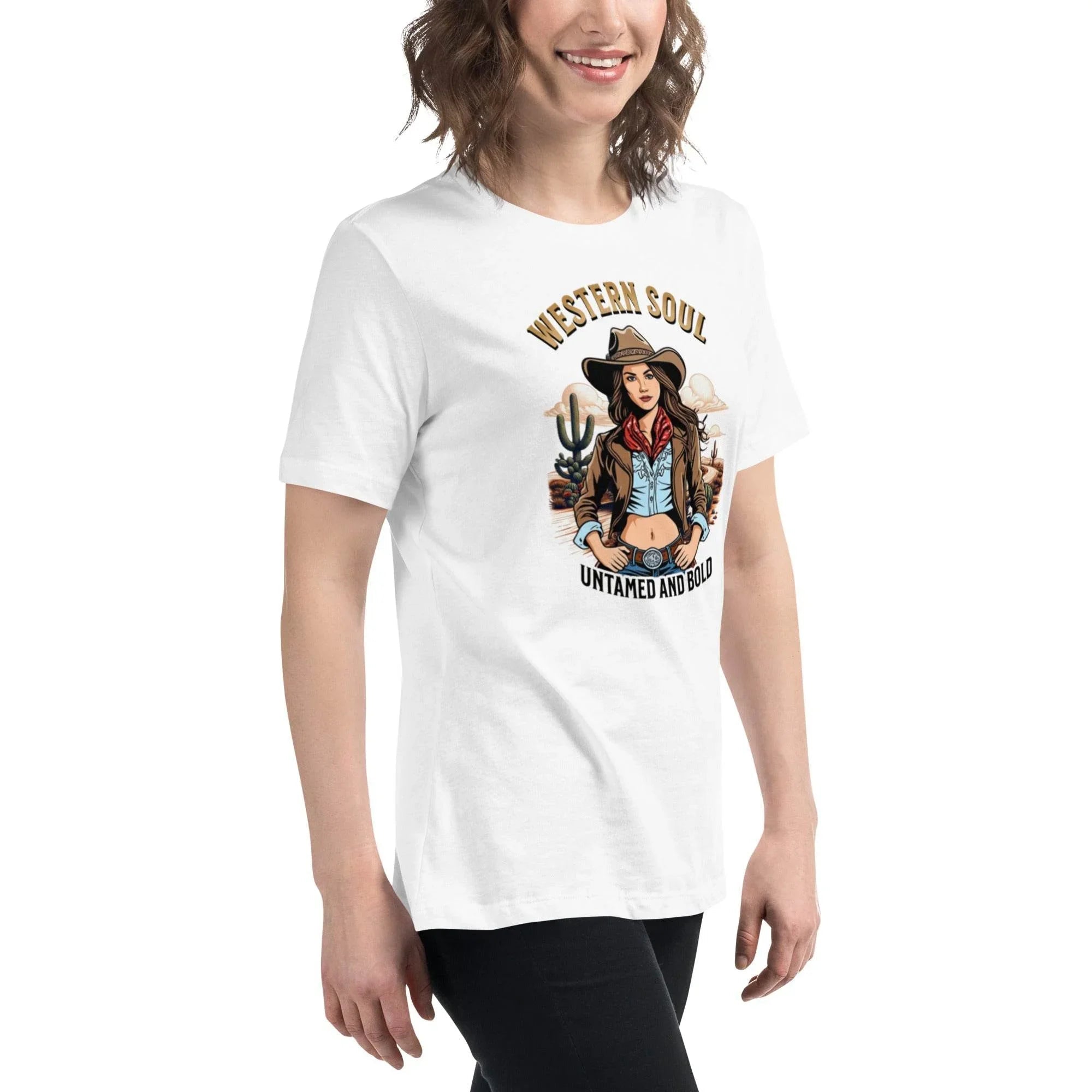 Western Soul – Untamed & Bold Relaxed Fit Tee | T-Shirt – Annaise Store